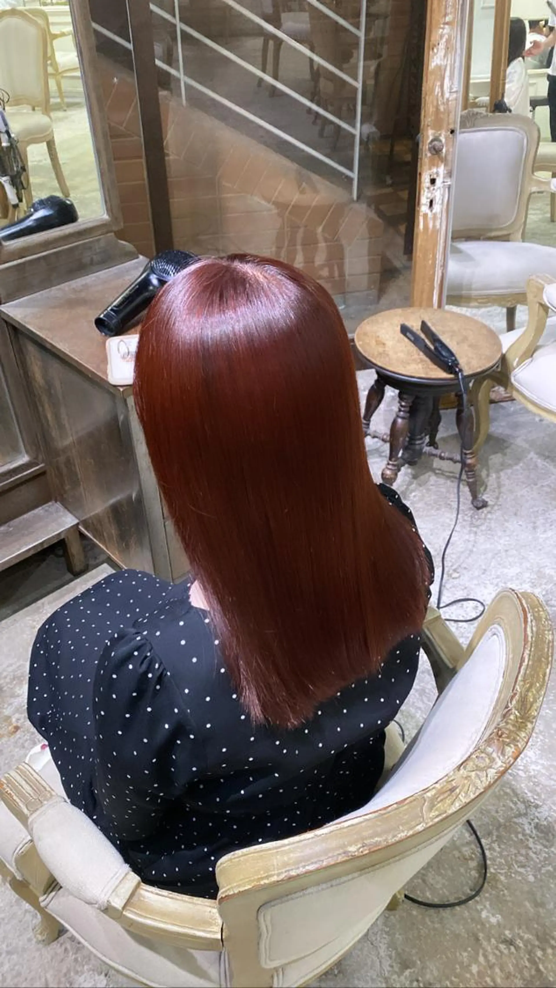 ミディアム 美髪矯正 透明感 カラー⭐️ユウキのヘアスタイル