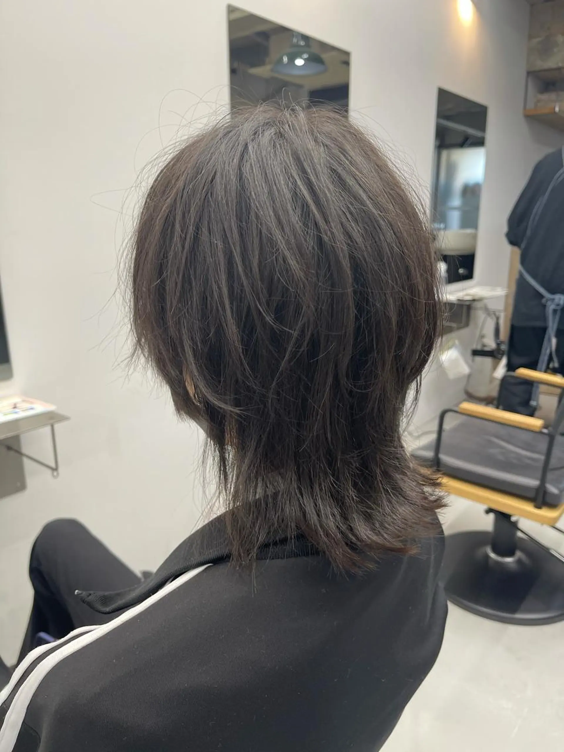 メンズ メンズウルフカット ウルフカット カット 森本裕/オーナー/ スパイラルパーマのヘアスタイル