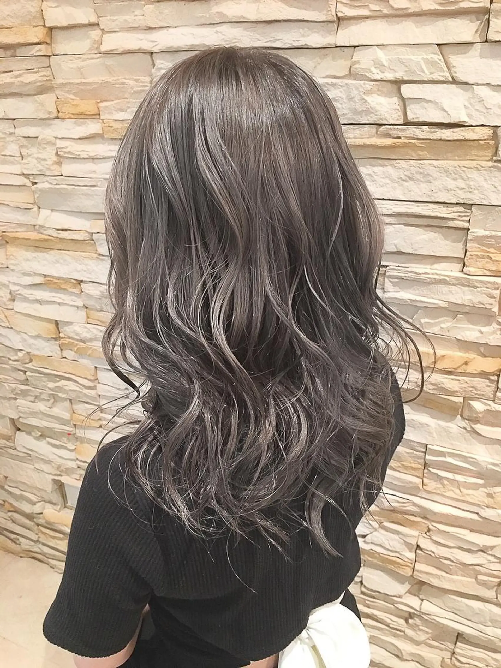 セミロング カット パーマ 🌿アロマヘアルーム 横浜店✂︎のヘアスタイル