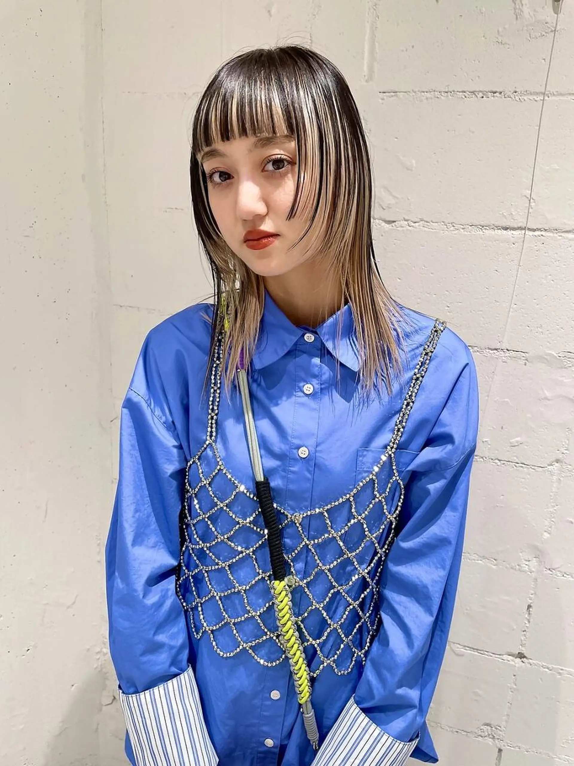 ミディアム カット ボブ/レイヤー/ 御田村裕人のヘアスタイル