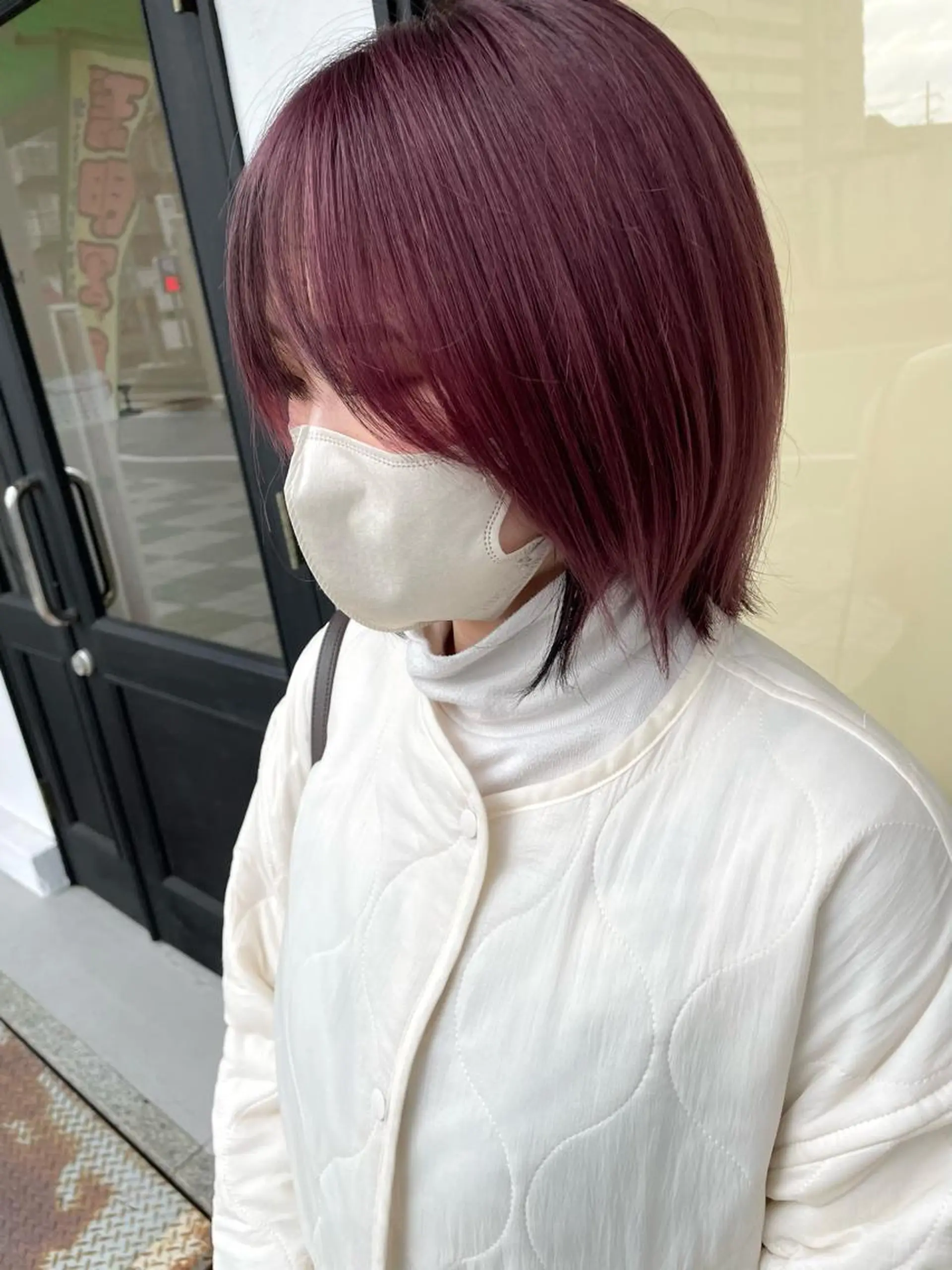 ショート ショートボブ 韓国風カラー ボブ ハイライト 髪質改善 カット ヘアカラー トリートメント ヘアセット hair terra ce M奈良店のヘアスタイル