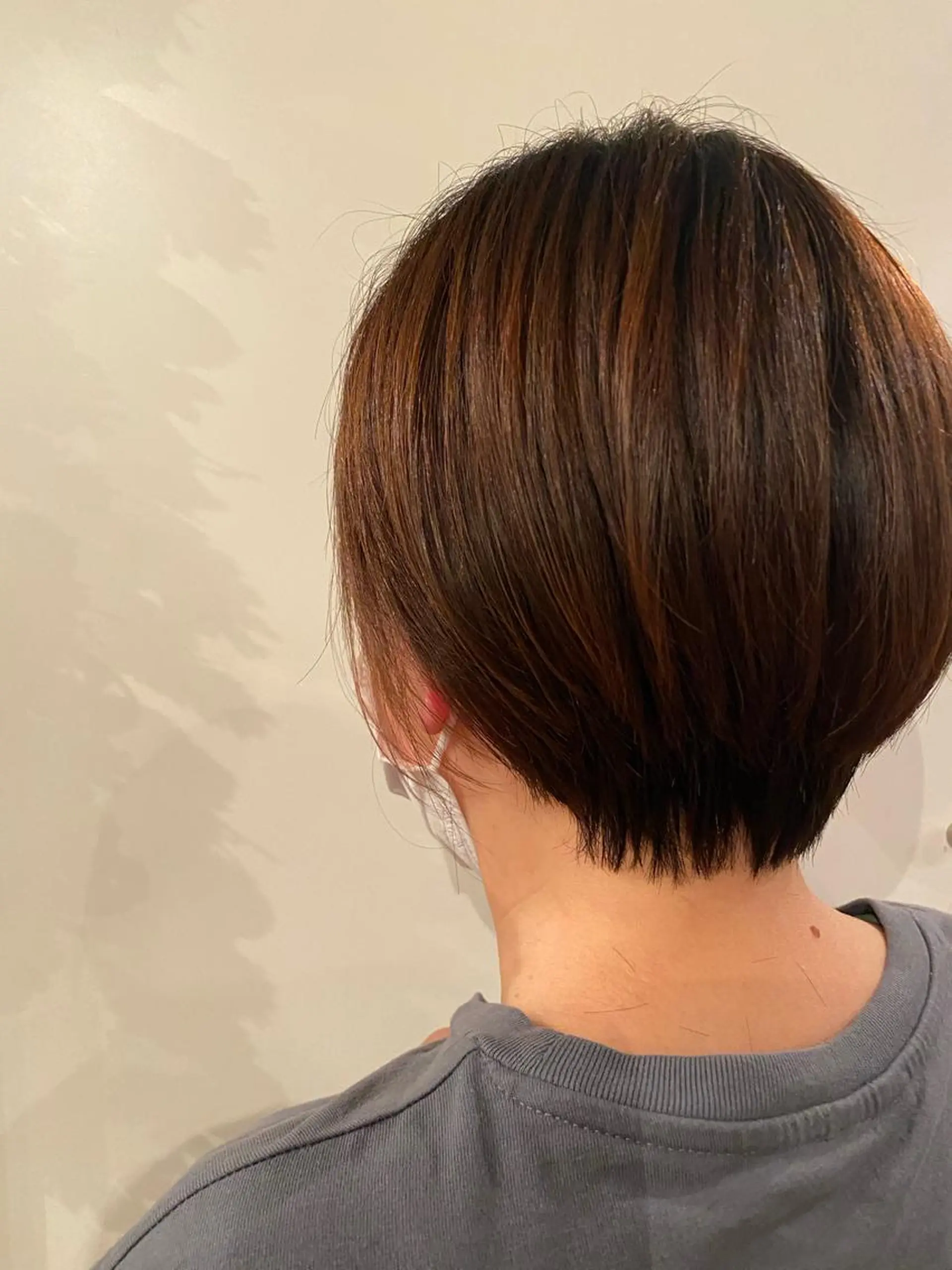 ショート ボブ ショートヘア 奥村 奈々加のヘアスタイル