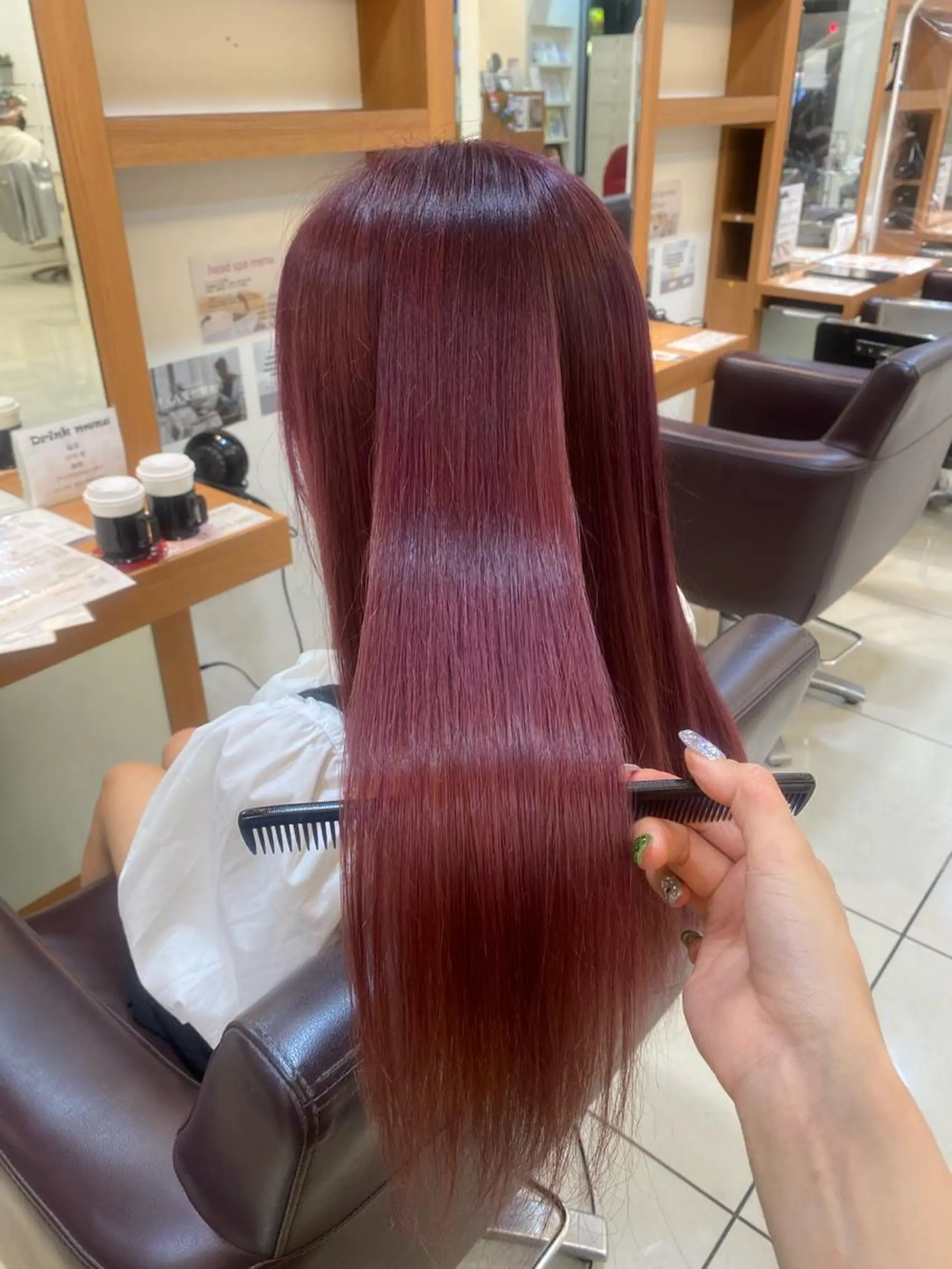 セミロング カラー ヘアカラー トリートメント 【カラー指名No 1✨】HIBIKIのヘアスタイル