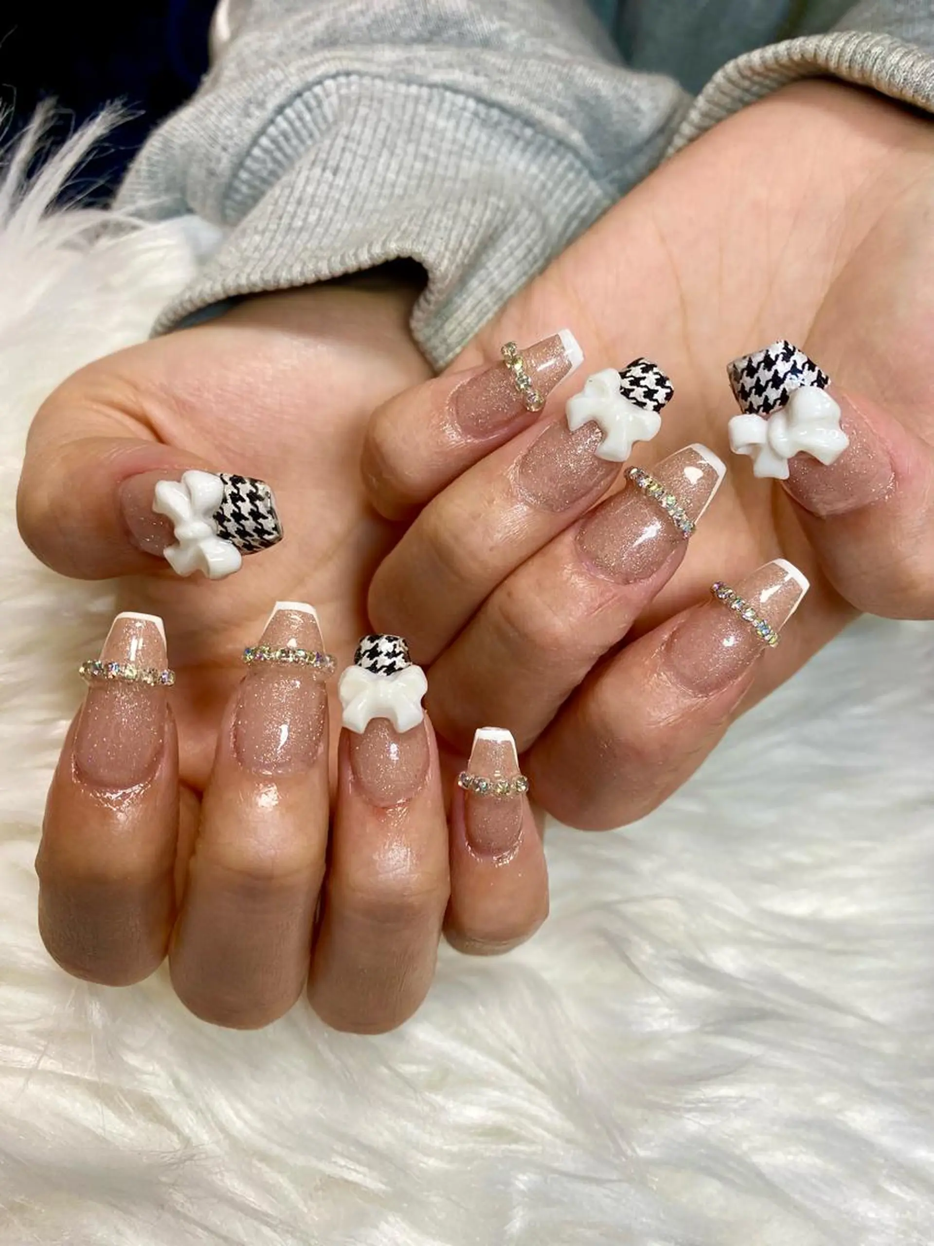 ネイル 長さ出し ネイルチップ Bonny Nailのネイルデザイン