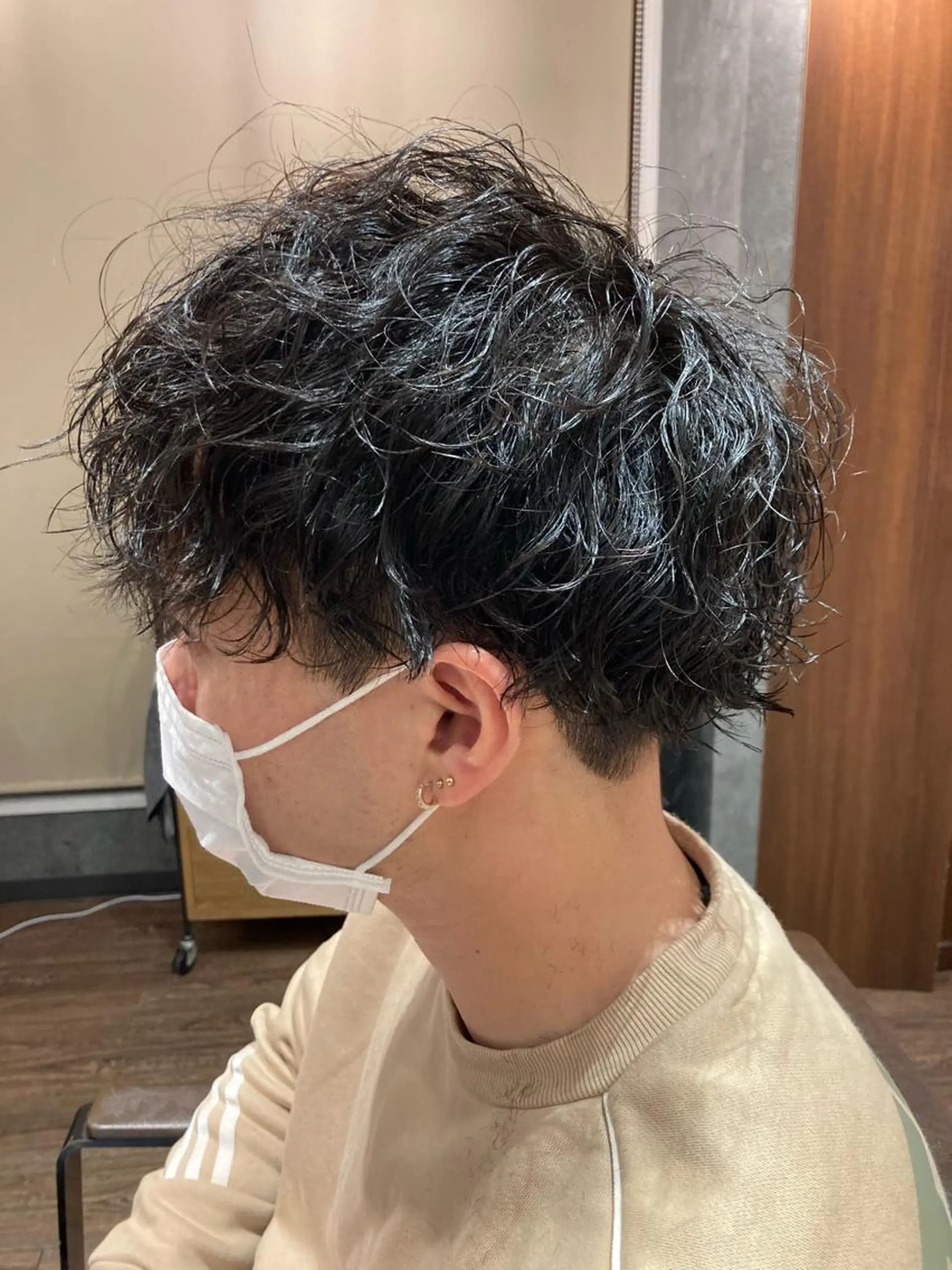 パーマ メンズ 橋本 和弥のヘアスタイル