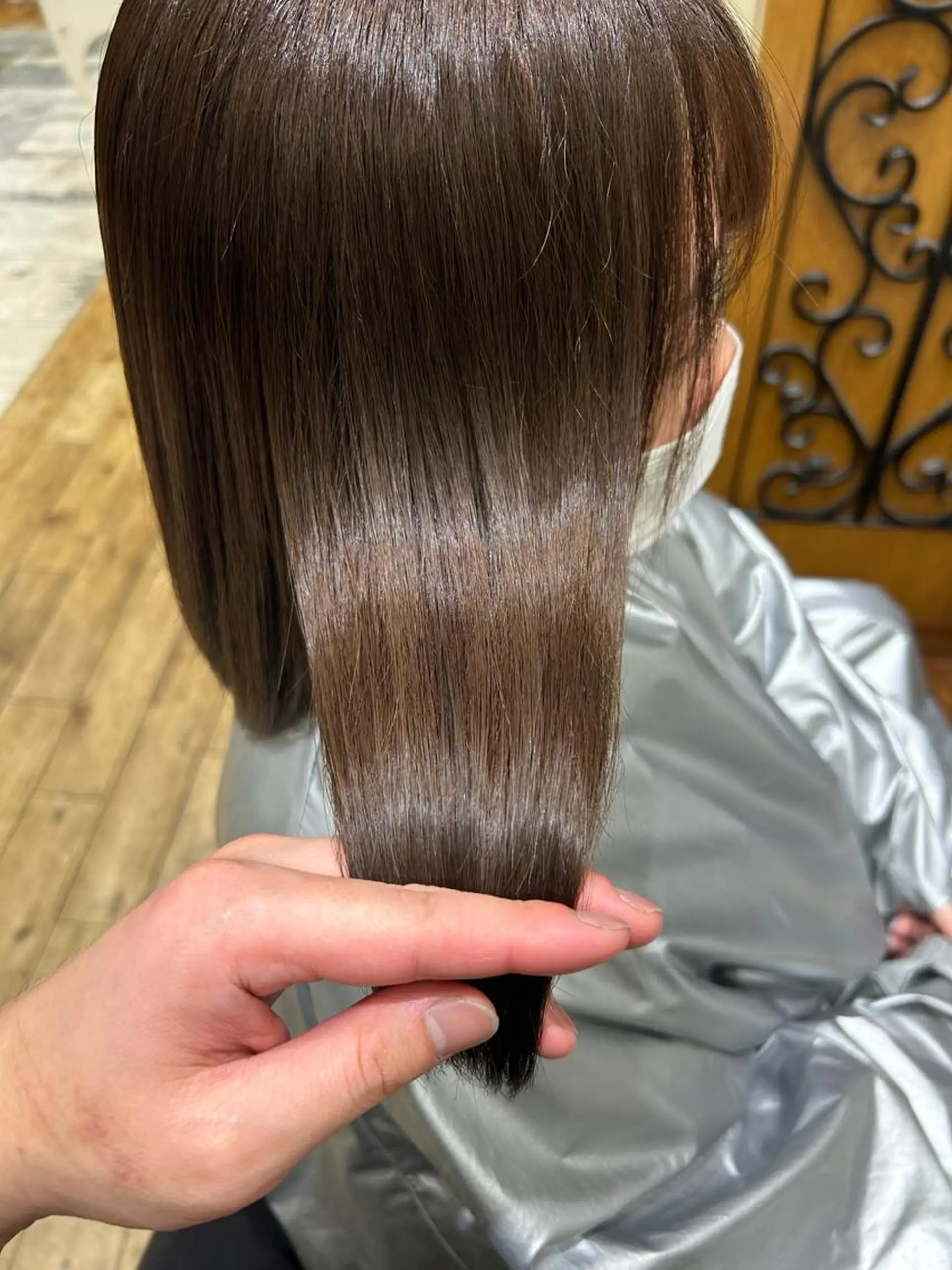 ミディアム カラー パーマ ブリーチ ケアブリーチ ダブルカラー イヤリングカラー ハイライトカラー カット ヘアカラー 縮毛矯正 トリートメント 新宿✨顔周りカット 韓国ヘア/坂本亜裟海のヘアスタイル