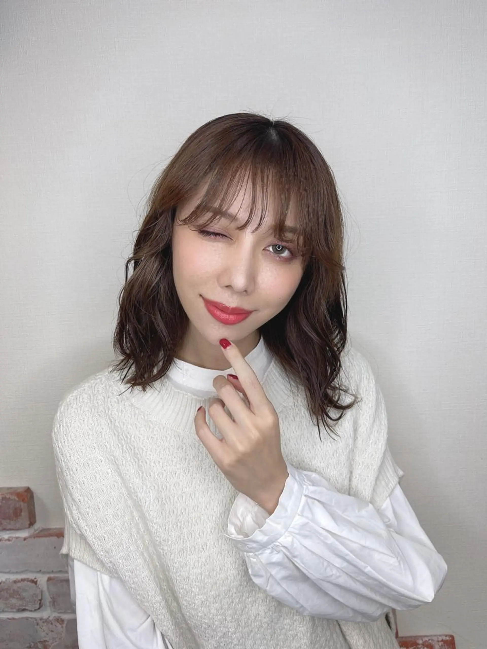 ミディアム アッシュ 髪質改善 カット ヘアカラー トリートメント 【髪質改善特化】 新宿/縮毛矯正/セラのヘアスタイル