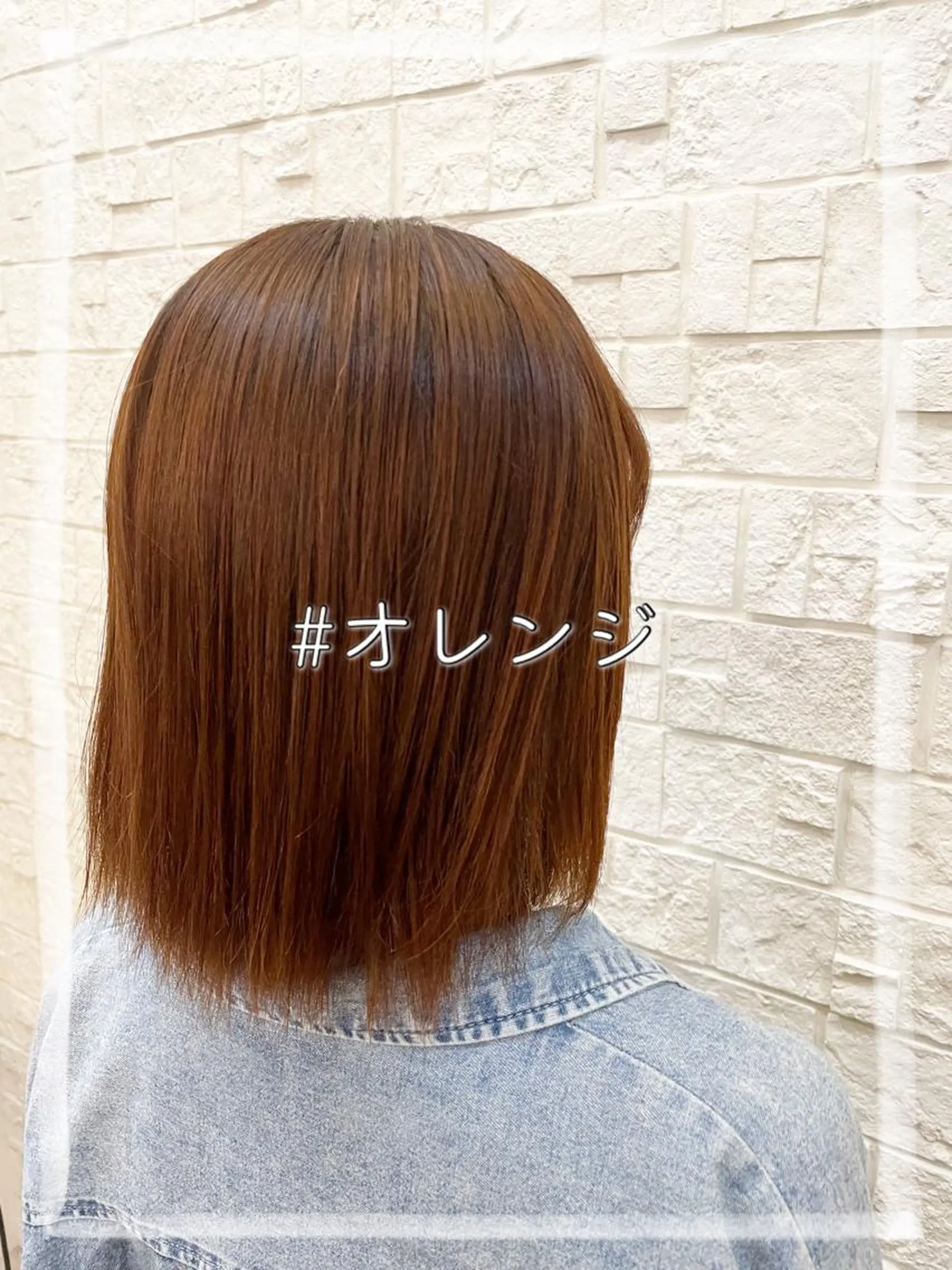 ショート カラー ブリーチ 透明感カラー ブリーチなしカラー オレンジ 杉山 蒼汰のヘアスタイル