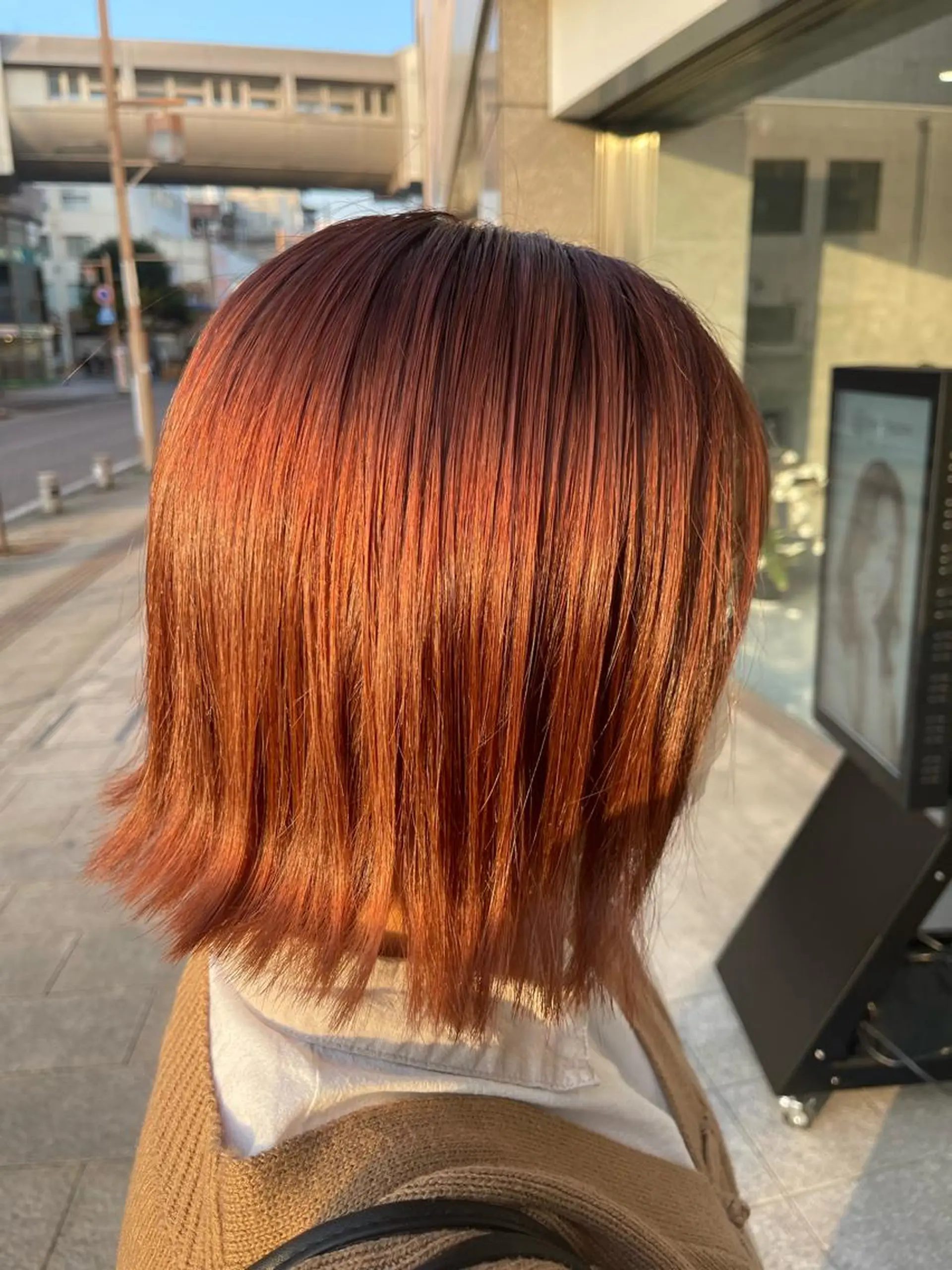 ショート ヘアカラー トリートメント ハイトーン ／ レイヤー/吉田陸斗のヘアスタイル