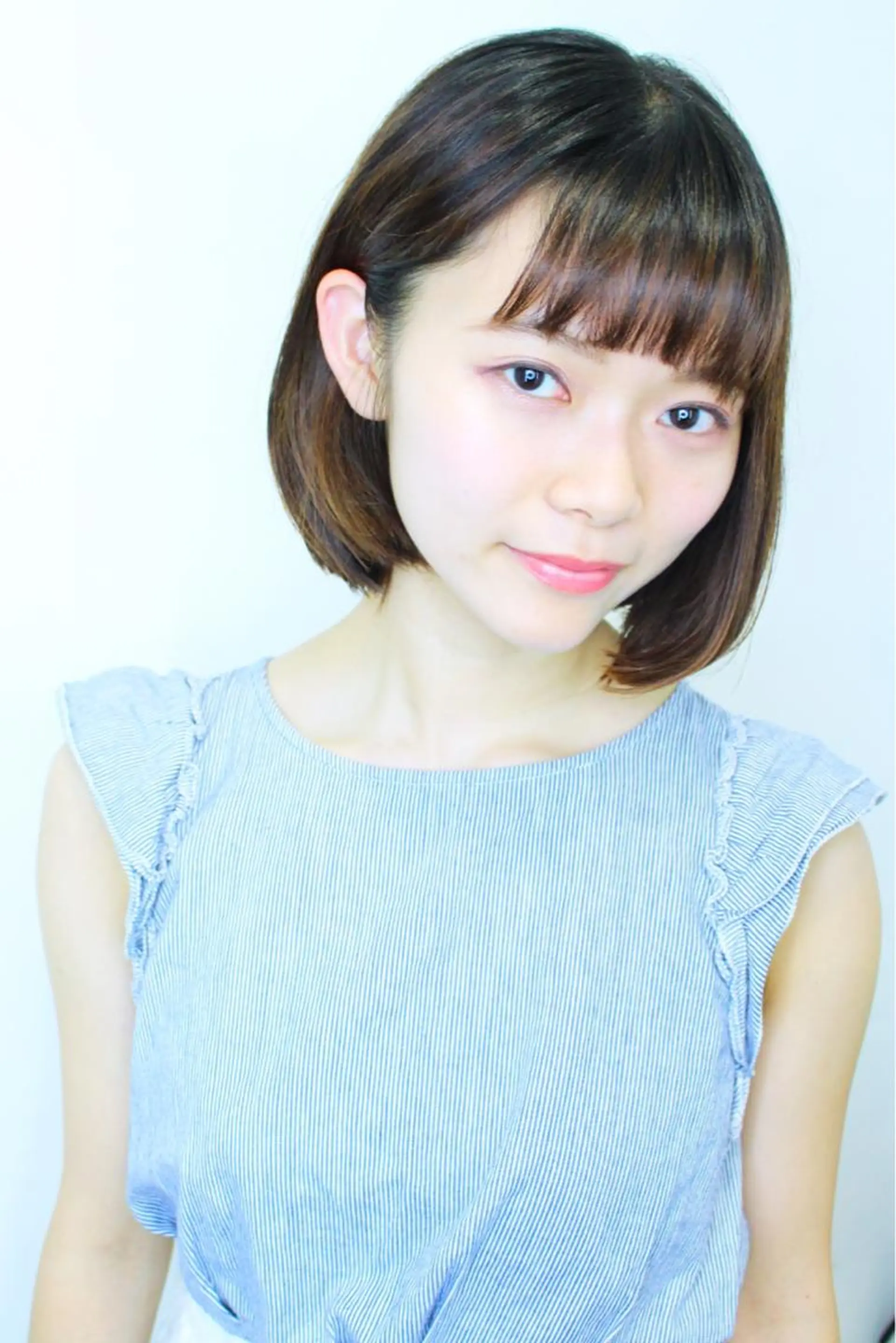 ミディアム カラー ショートボブ ボブ 似合わせカット Repos SENDAI所属・⭐️バッサリカット モデル募集⭐️佐野のヘアスタイル