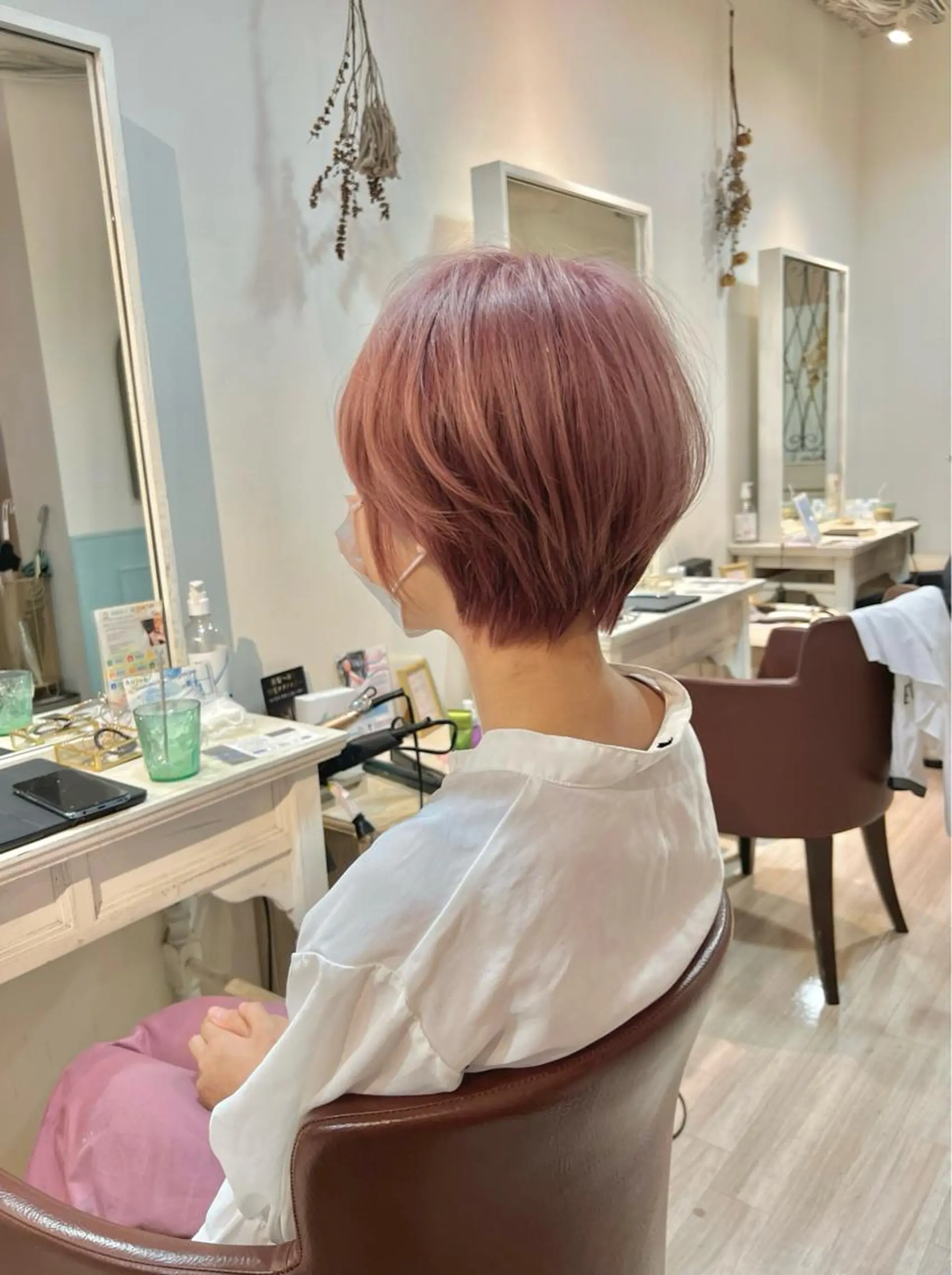 ショート カラー カット レイヤーヘア/パーマ 村中　仁人のヘアスタイル