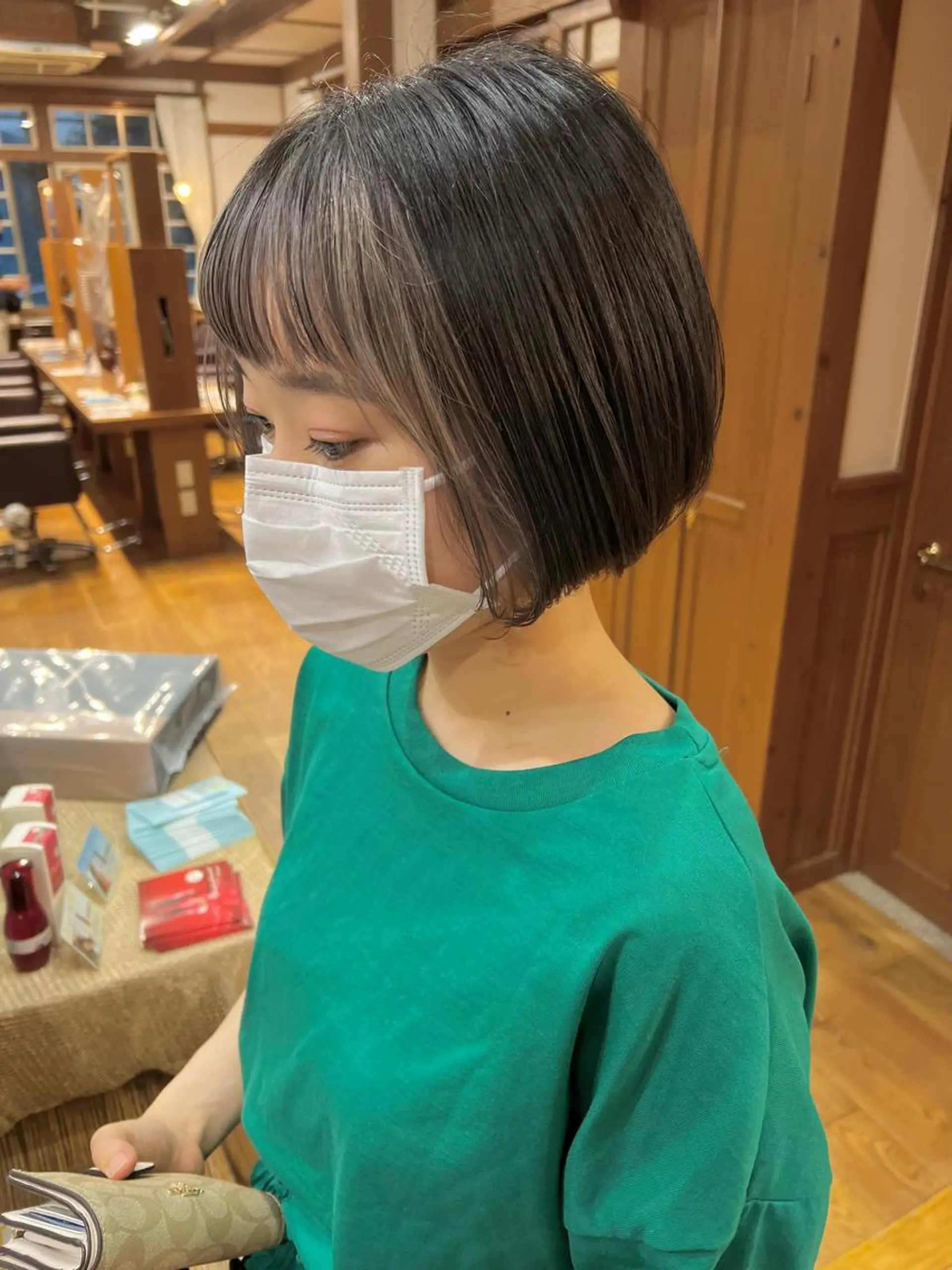 ショート カラー パーマ Artist 藤﨑紘成のヘアスタイル