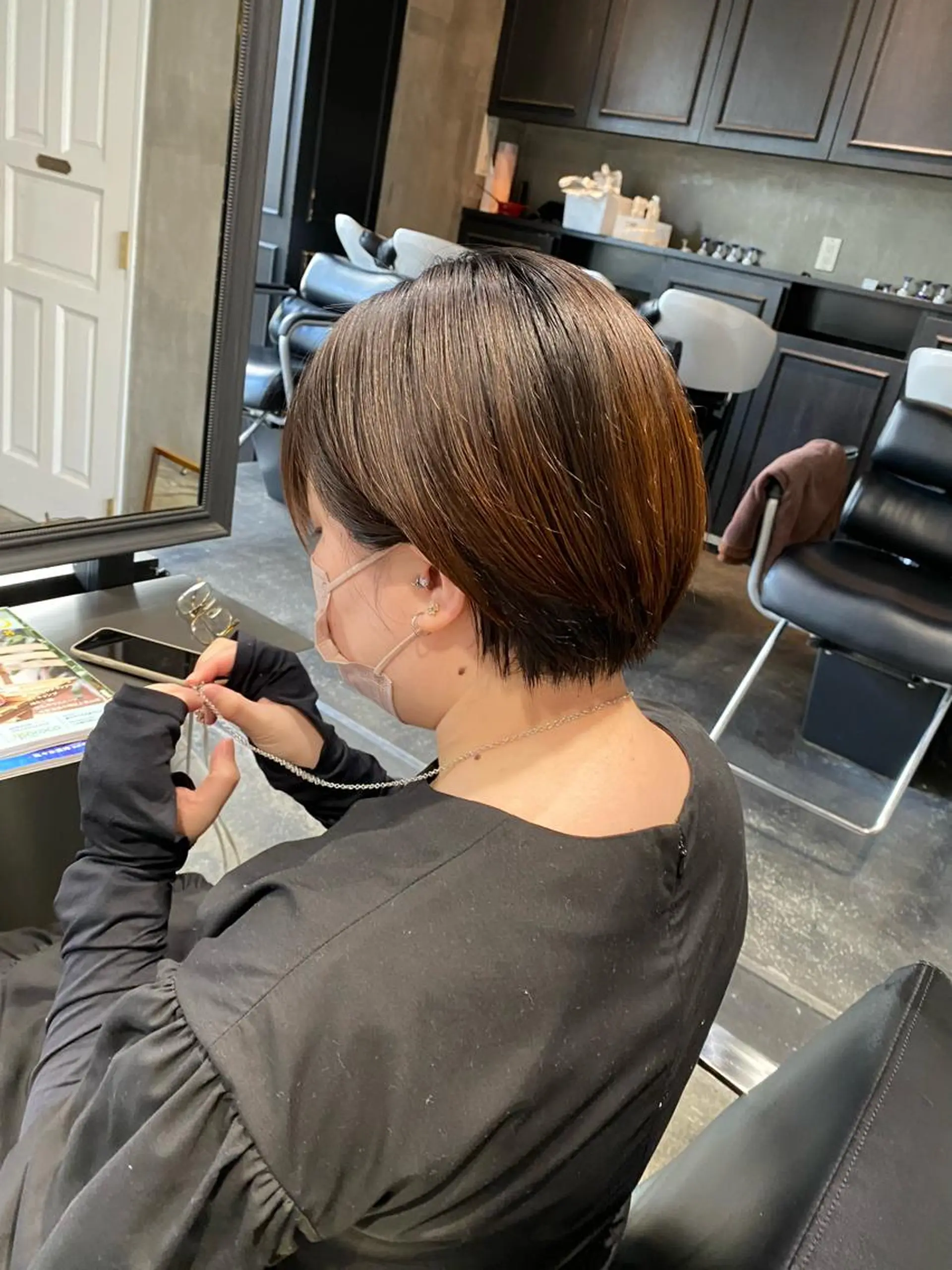 ショート カラー Agu hair lore沼館店所属・八戸パーマ/メンズパ ーマ/シンゴ。のヘアスタイル