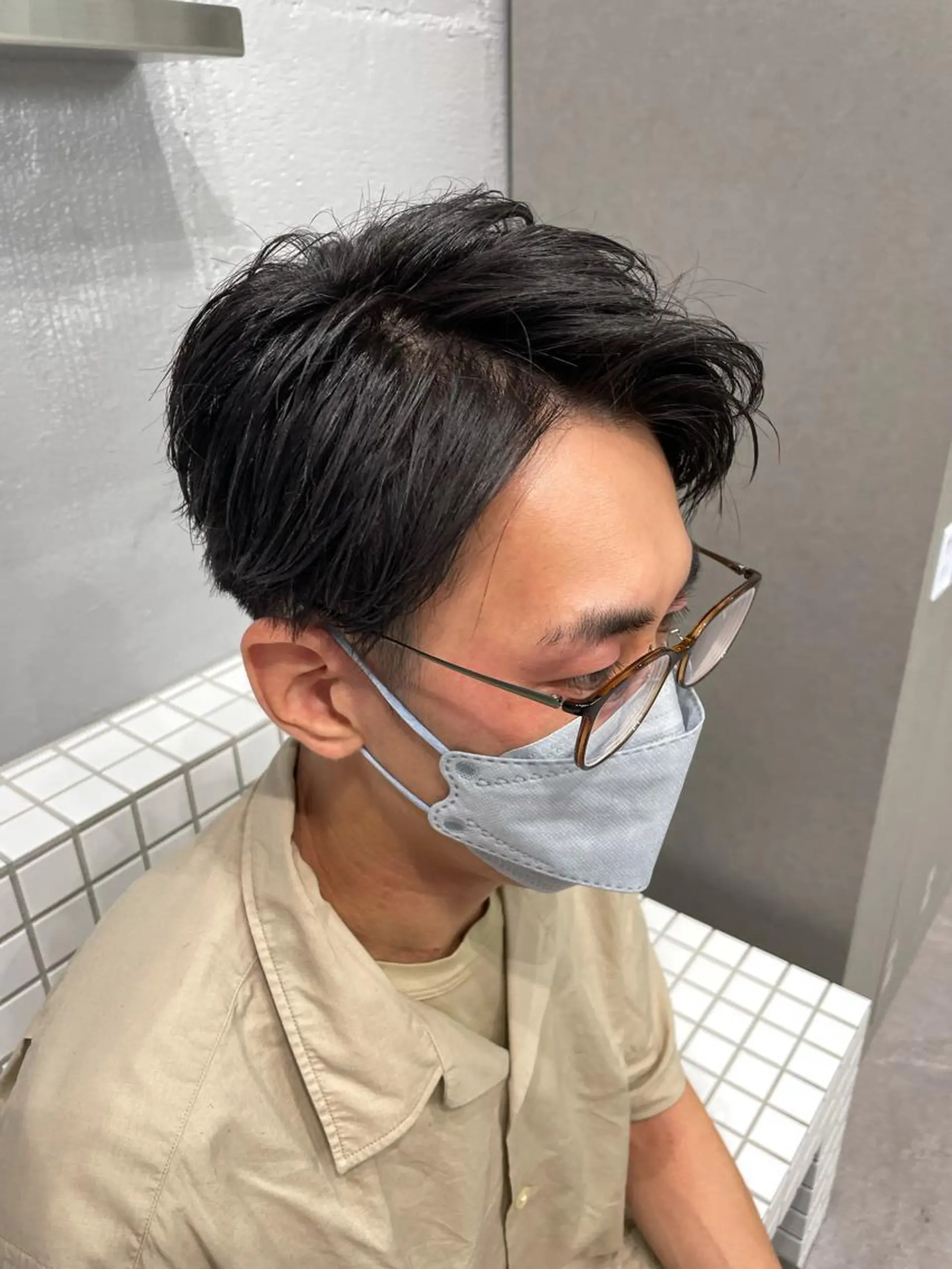 ショート カラー パーマ メンズ 🔥メンズカラー🔥 セヤシュウヘイのヘアスタイル