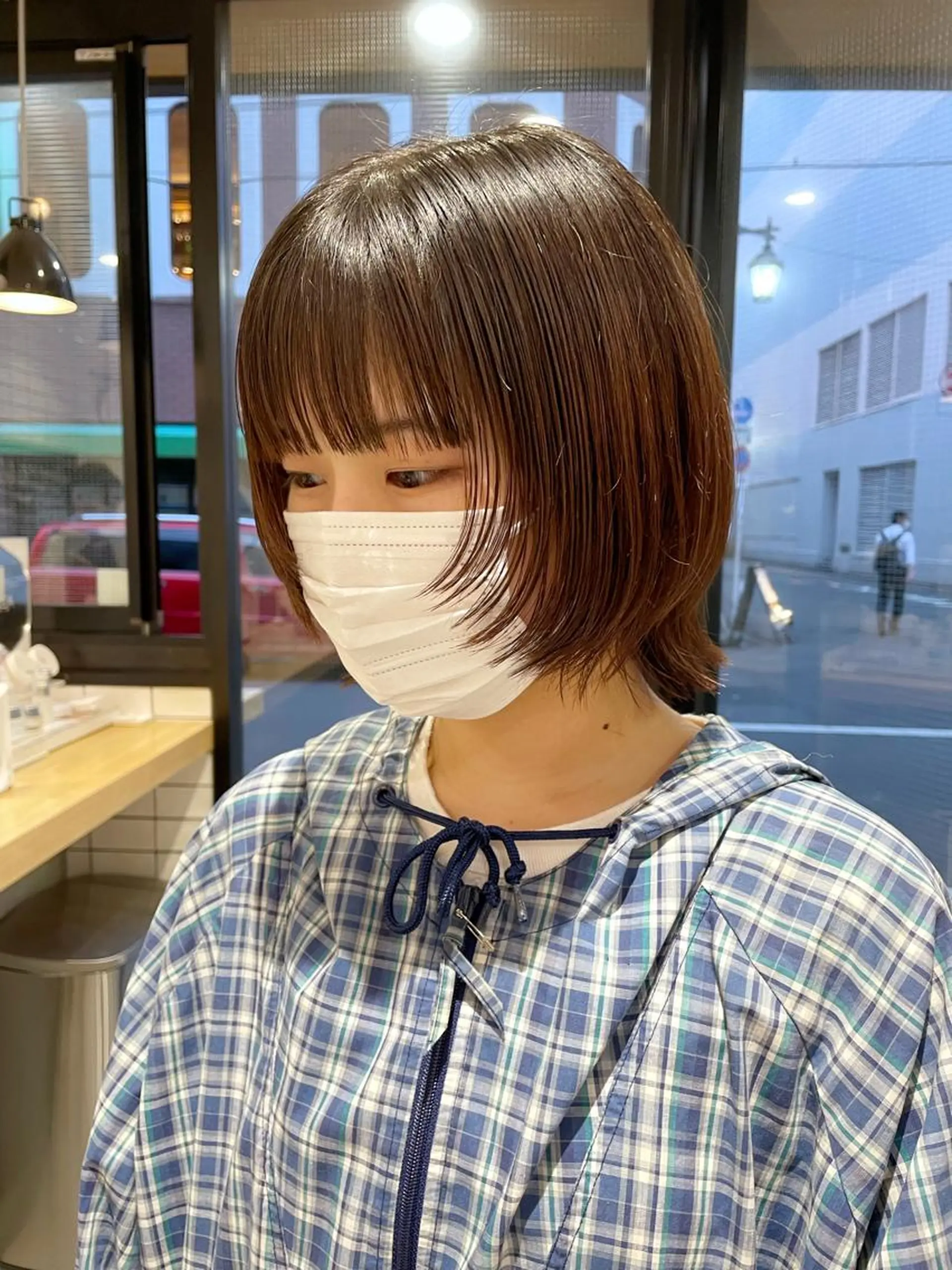 ショート カット ヘアカラー トリートメント haru/レイヤー/ ウルフのヘアスタイル