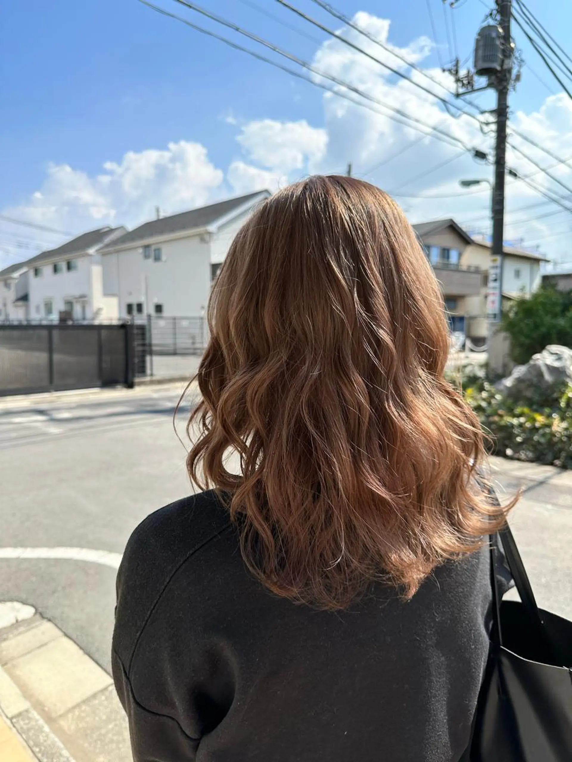 セミロング カラー 🪼高評価🪼 💎柴崎の藤咲💎のヘアスタイル