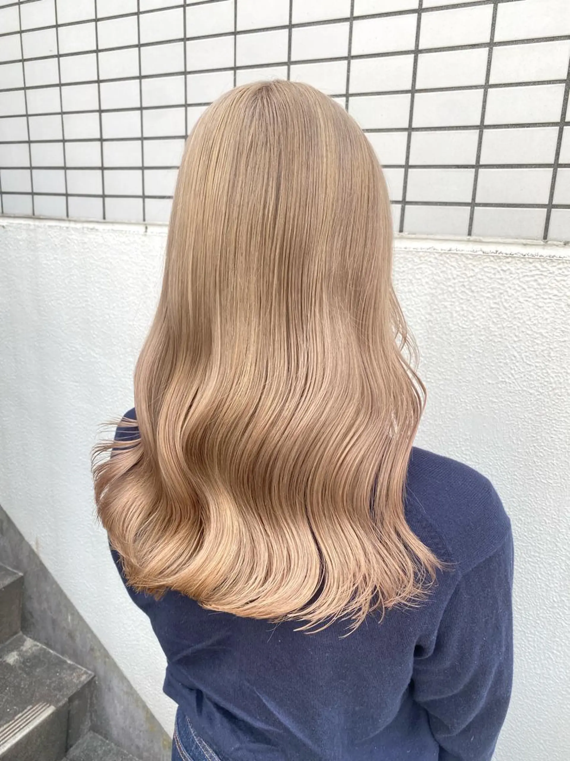 ロング カラー エフェクトブリーチ 🌟前澤啓太朗のヘアスタイル