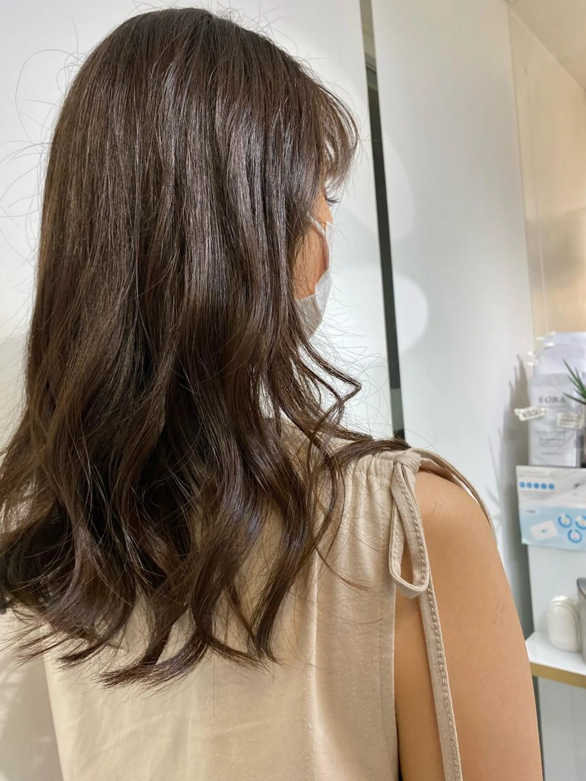 ロング パーマ 星野 菜月のヘアスタイル