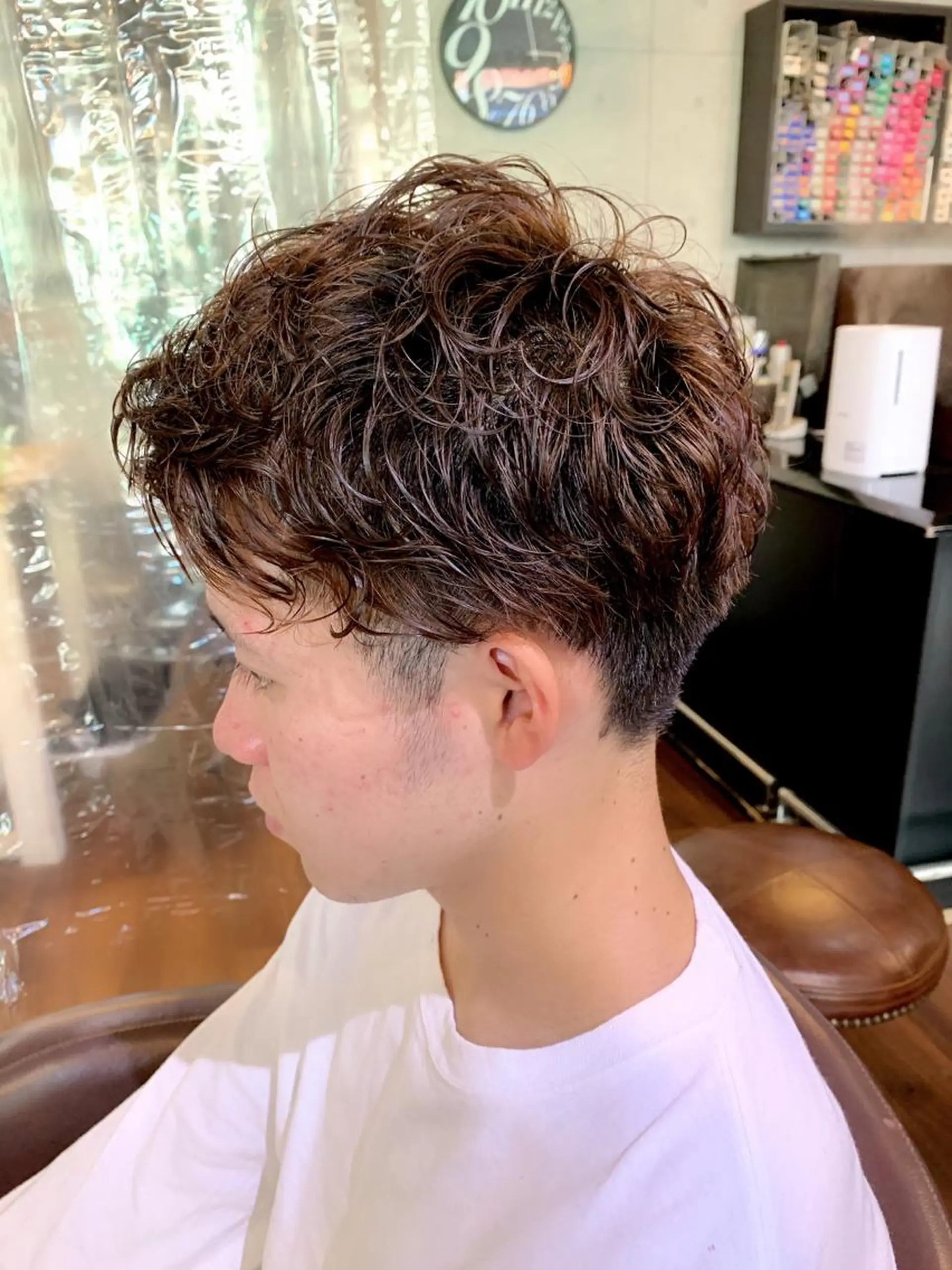 パーマ メンズ カット パーマ ナカジマ ハルカのヘアスタイル