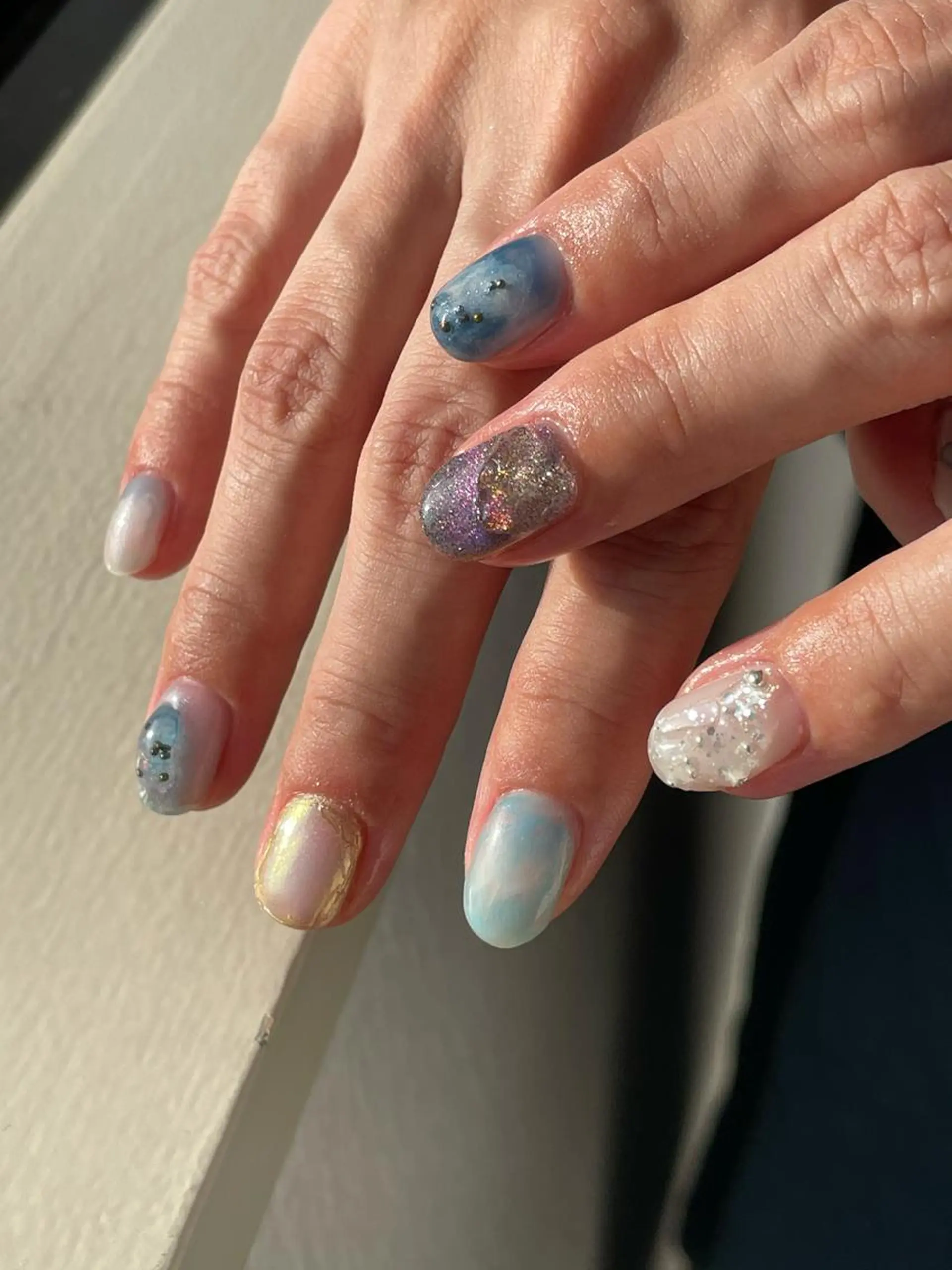 ショート m kaori𓃟のネイルデザイン