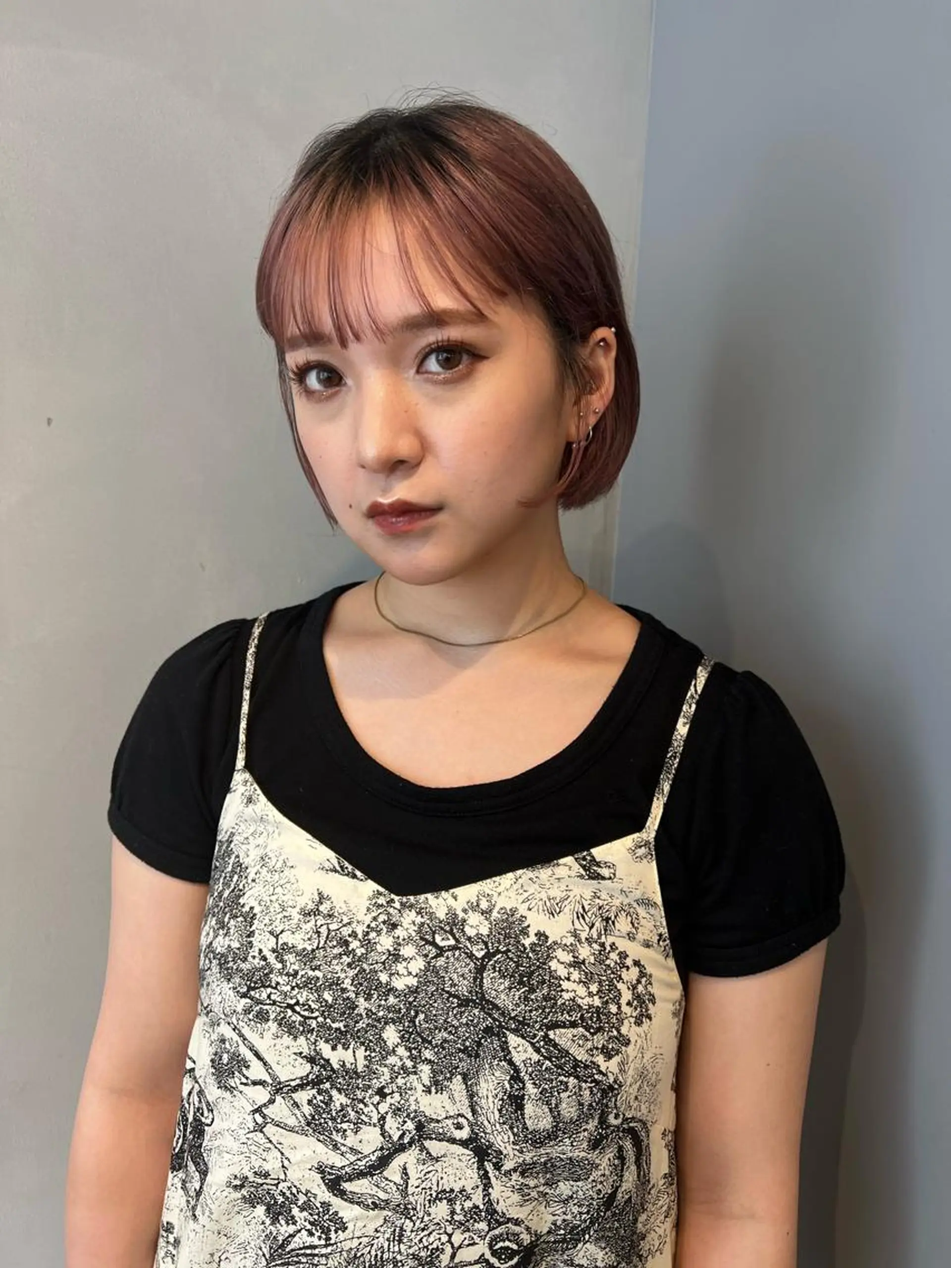 ショート カラー ヘアカラー 美髪・シールエクステ ホソタニリョウコのヘアスタイル