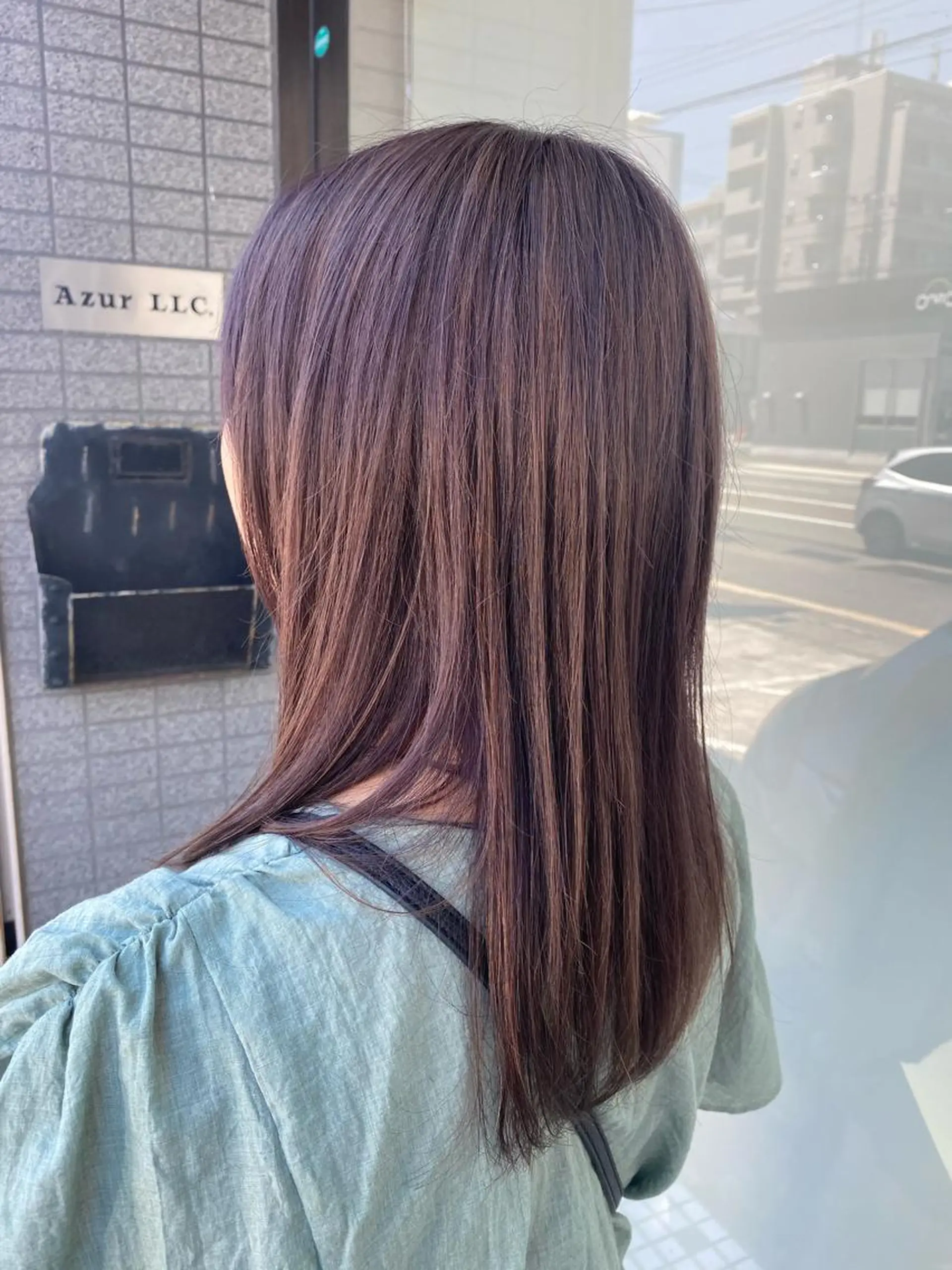 セミロング Un Fleur所属・立野 希沙のヘアスタイル