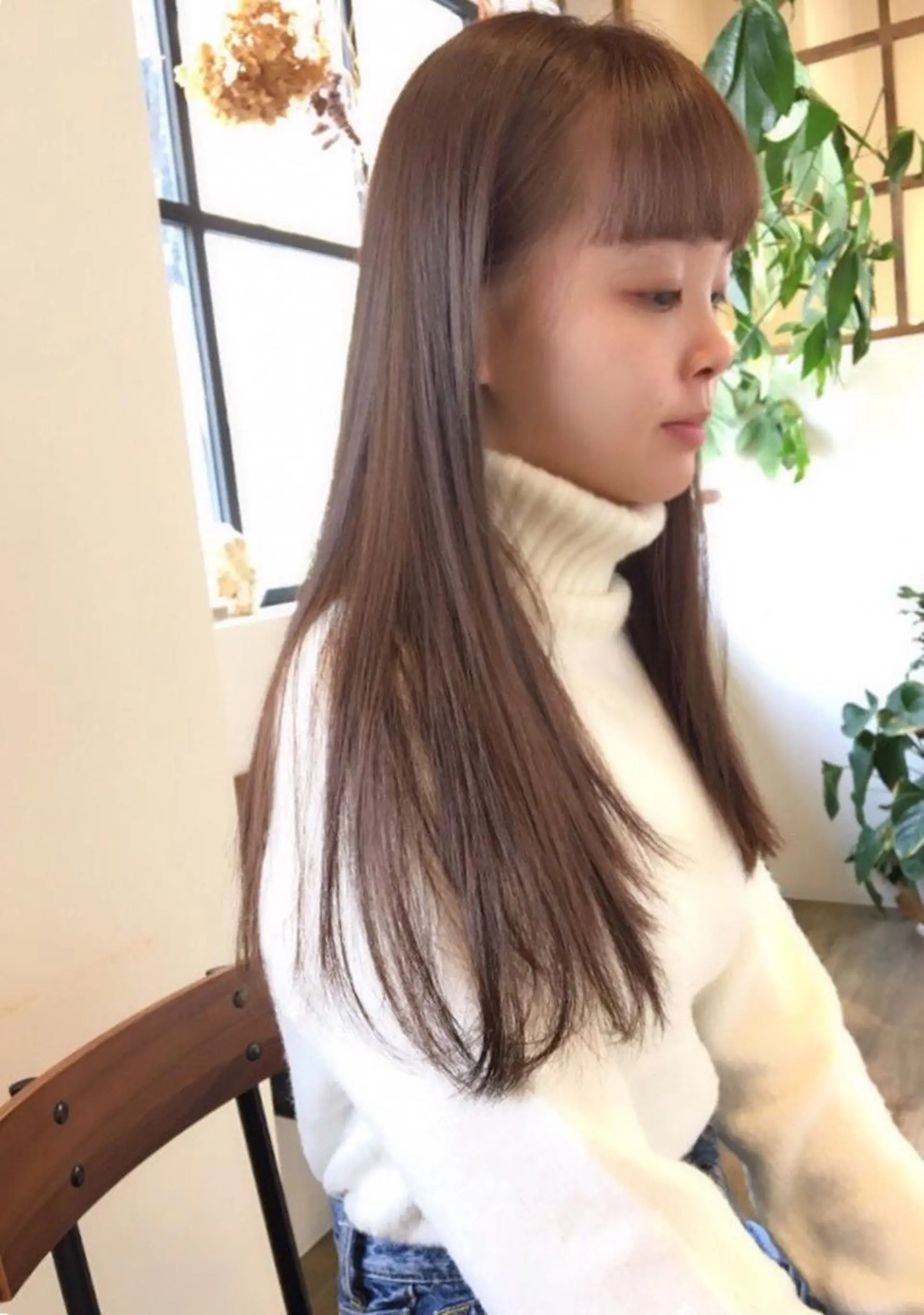 ロング カット chill out 塚口本町店のヘアスタイル