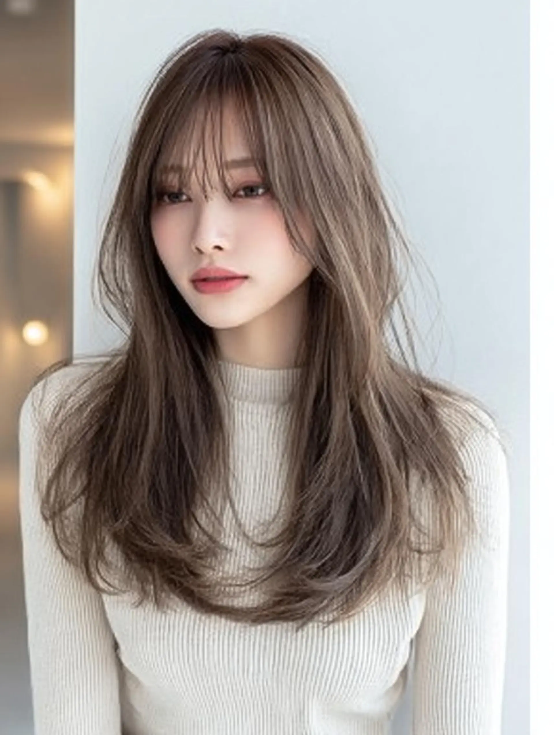 セミロング ハッシュカット 髪質改善 レイヤーカット 縮毛矯正 トリートメント カット ヘアカラー トリートメント 生艶髪＆レイヤー🔔 渋谷お薦めNo.1✨のヘアスタイル