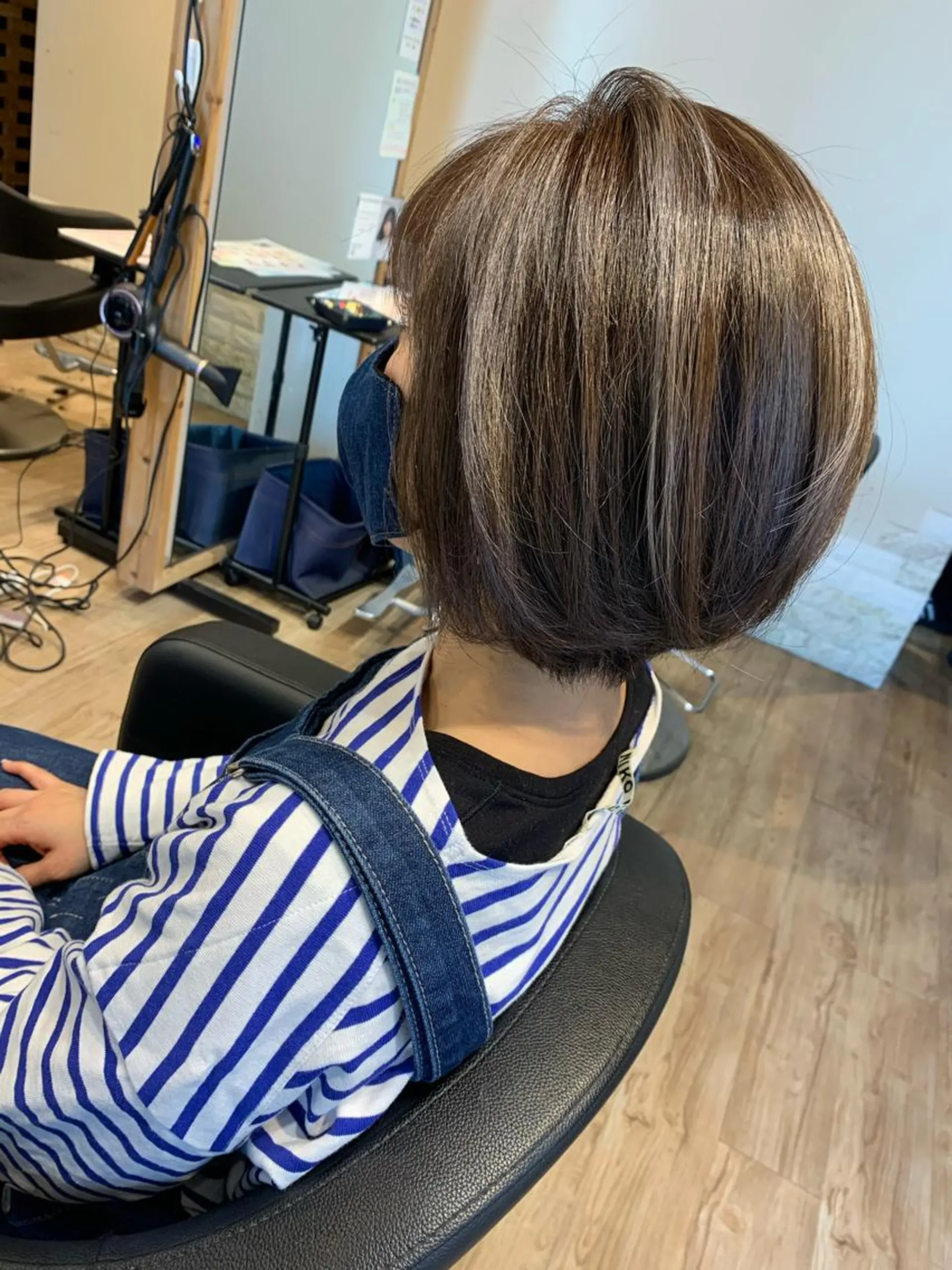 ショート カラー ハイライトカラー ハイライト ヘアカラー 大久保 隆蔵のヘアスタイル