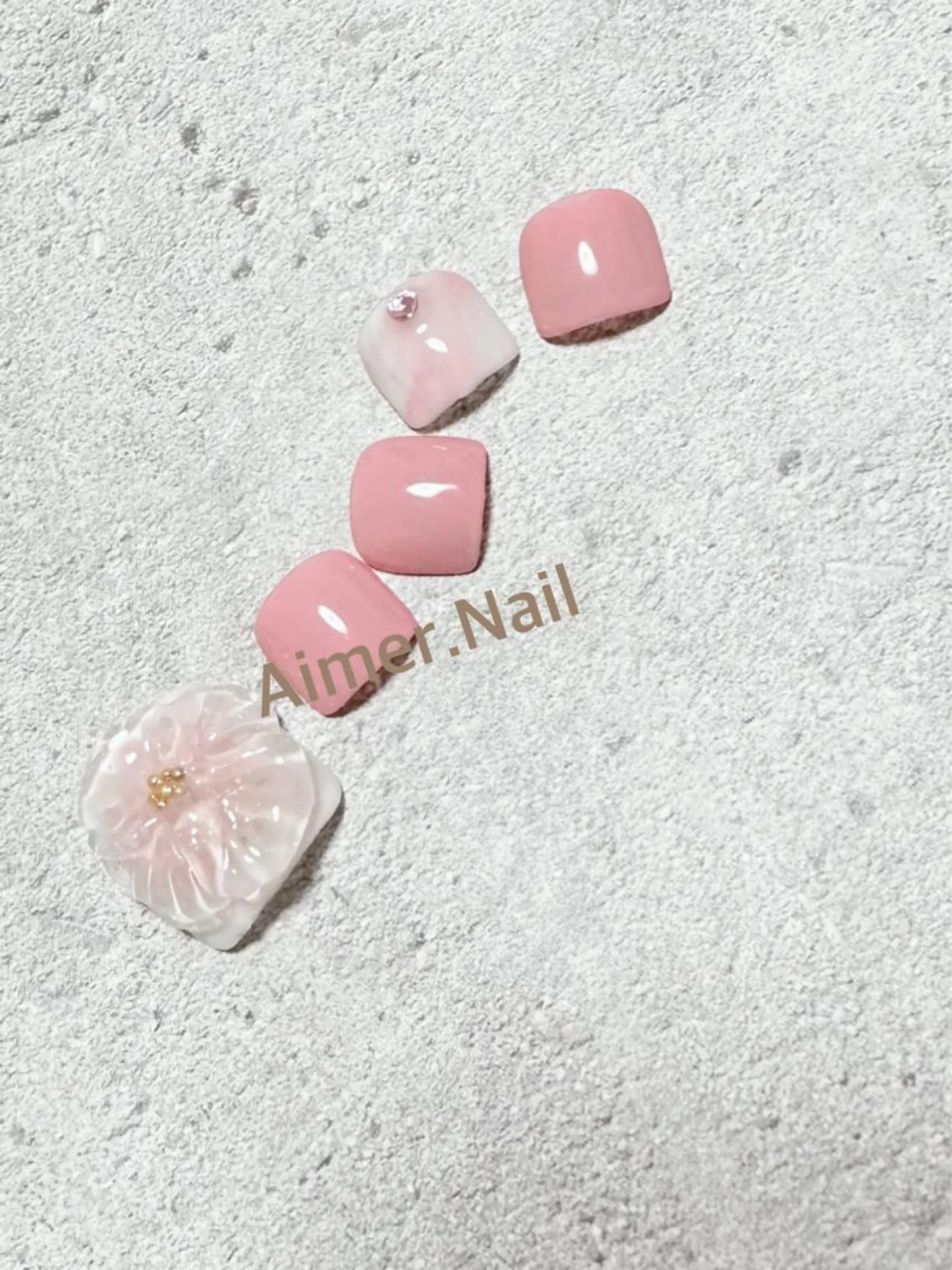 ネイル フットネイル フットネイル Aimer. Nailのネイルデザイン