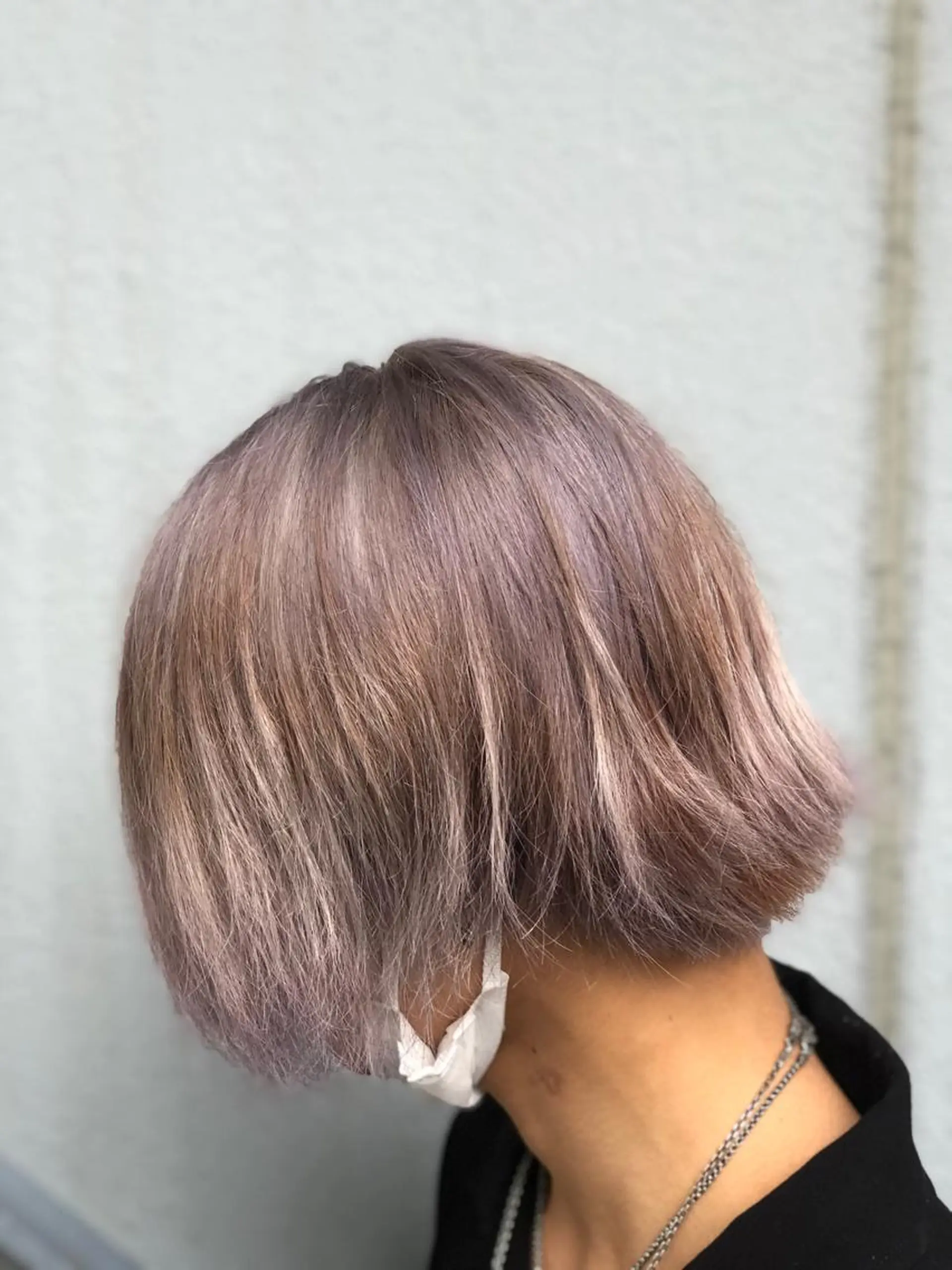 ミディアム カラー メンズ ベージュカラー ダブルカラー dogstar小林諒 パーマ/レイヤーのヘアスタイル