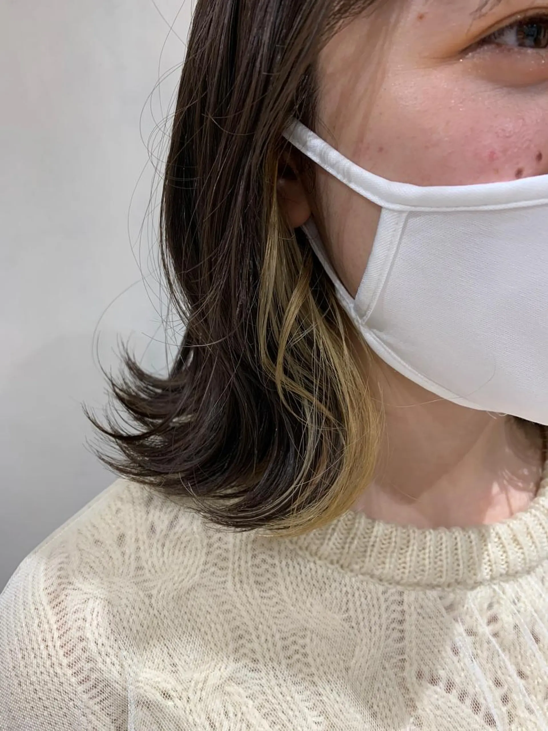 ミディアム カラー 似合わせ/レイヤー/ ボブ/西島 絢香のヘアスタイル