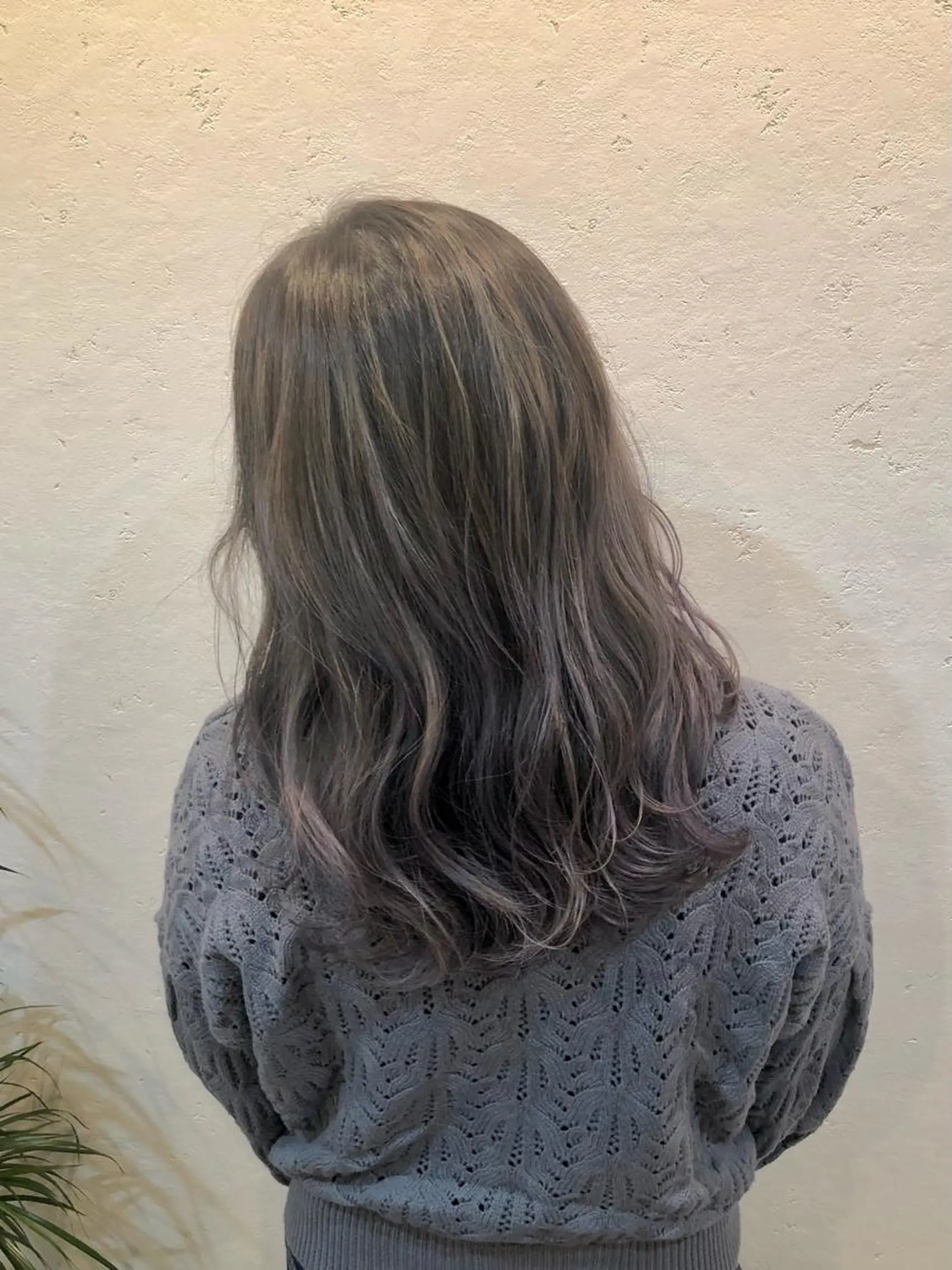 セミロング カラー グラデーションカラー ラベンダーカラー ニュアンスカラー🫧 加納のヘアスタイル