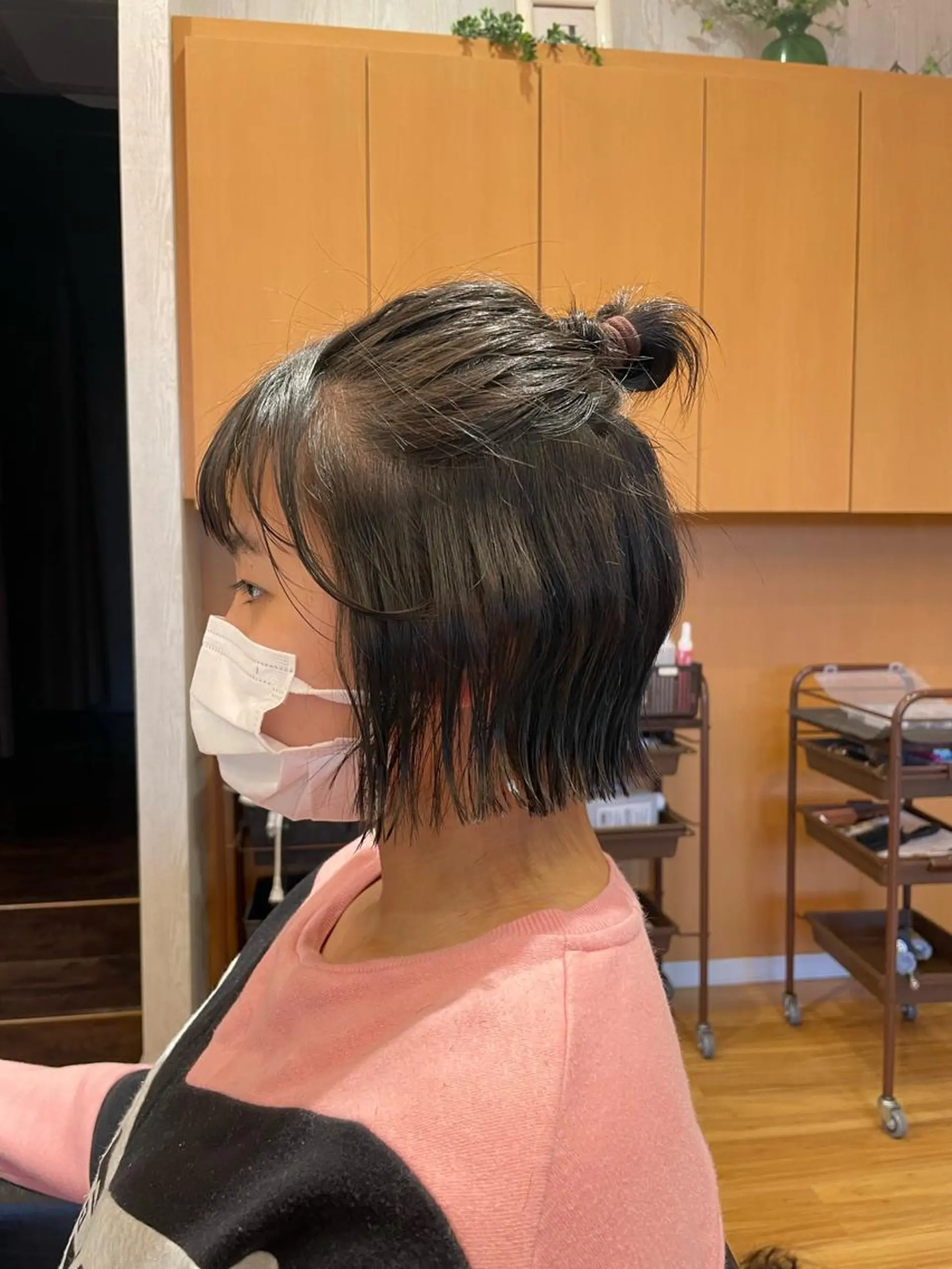 ミディアム 切りっぱなしボブ ボブ WE RULE 札幌店 【ウィールール 札幌店】所属・✨️大人ショート 髙橋朋花のヘアスタイル