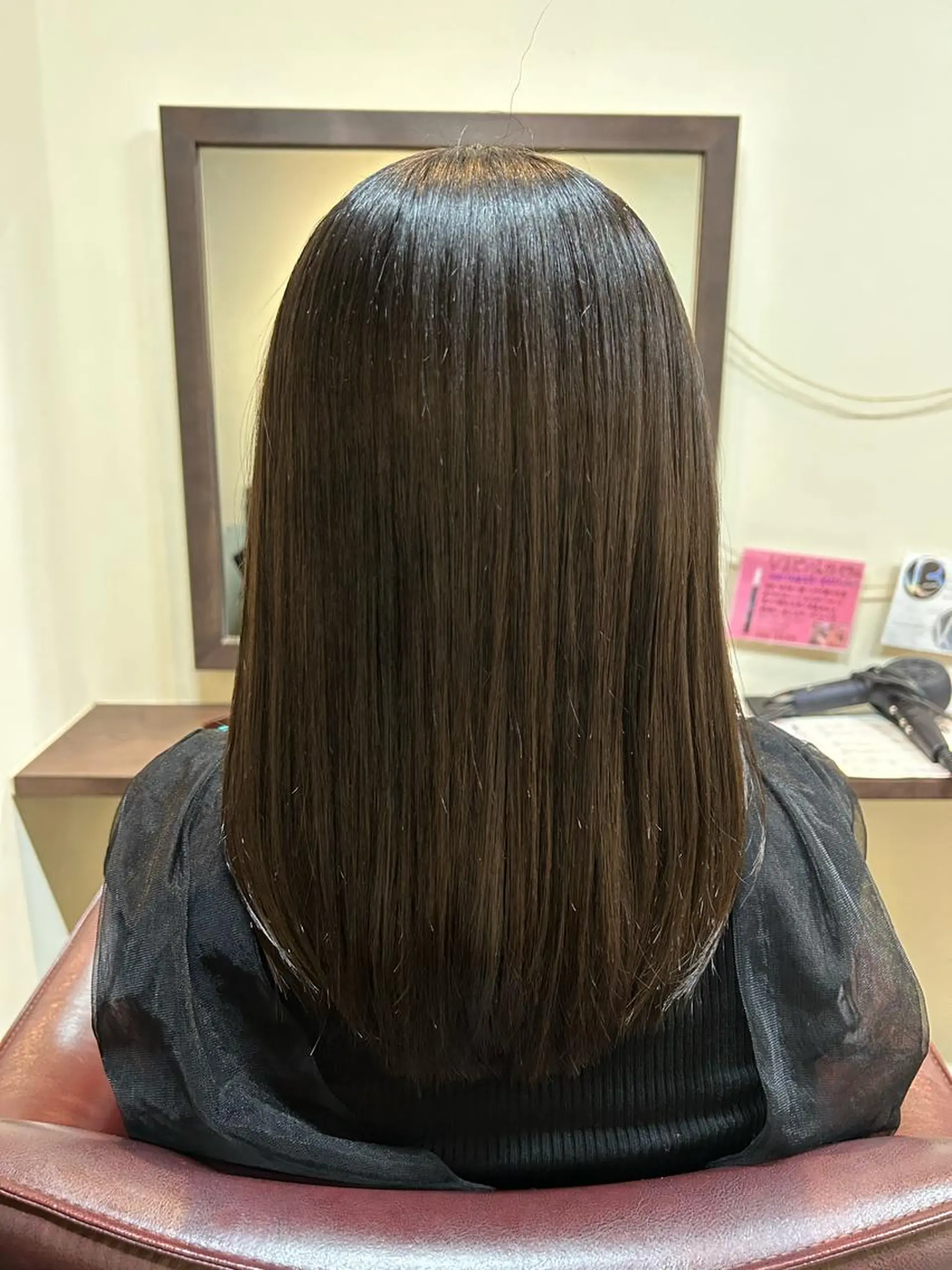 セミロング 水谷 菜央のヘアスタイル