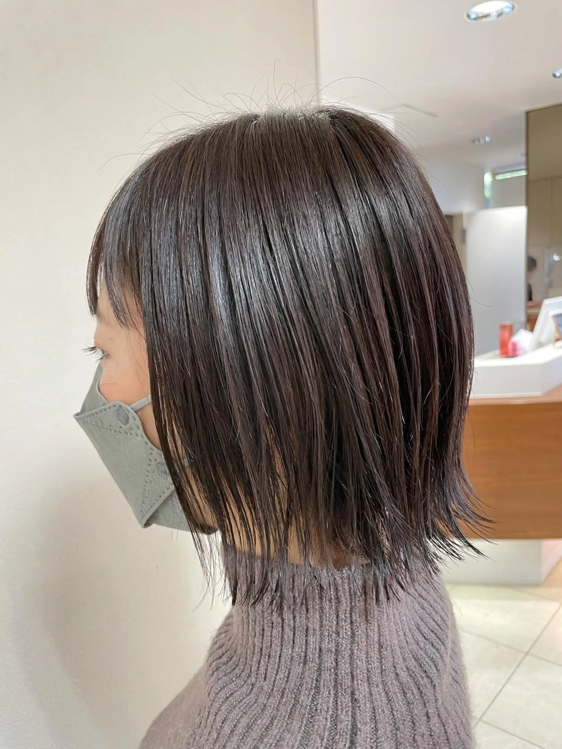 ミディアム カラー ヘアアレンジ カット ヘアカラー トリートメント 【Sweep】おじま のぞみのヘアスタイル