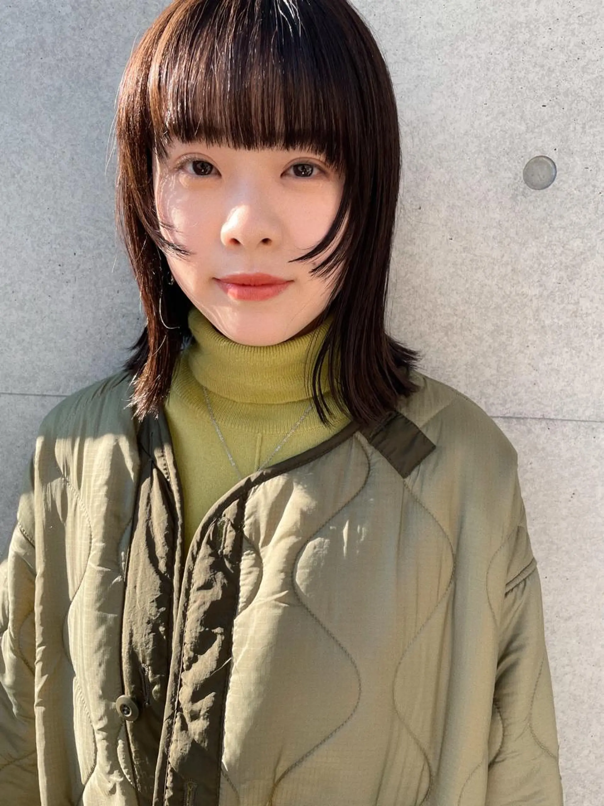 ミディアム カラー カット ヘアカラー トリートメント センスをお届けします 大谷将生infpのヘアスタイル