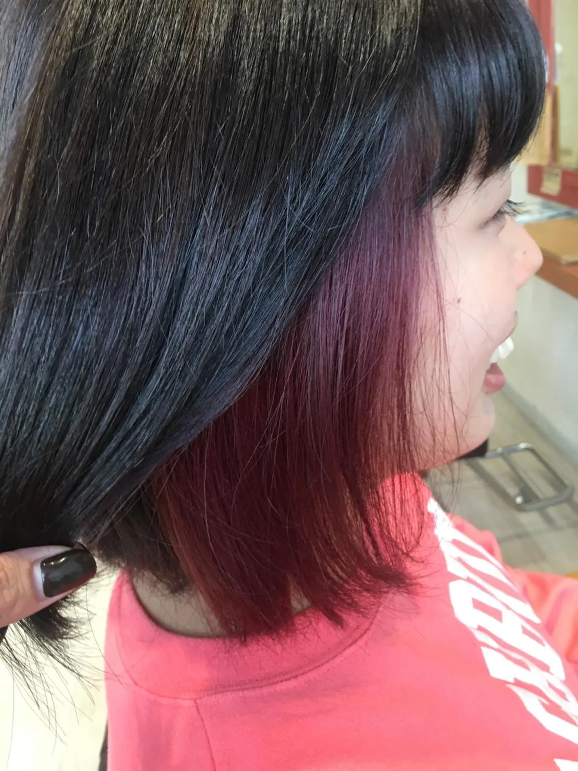 ミディアム カラー nakahara madokaのヘアスタイル