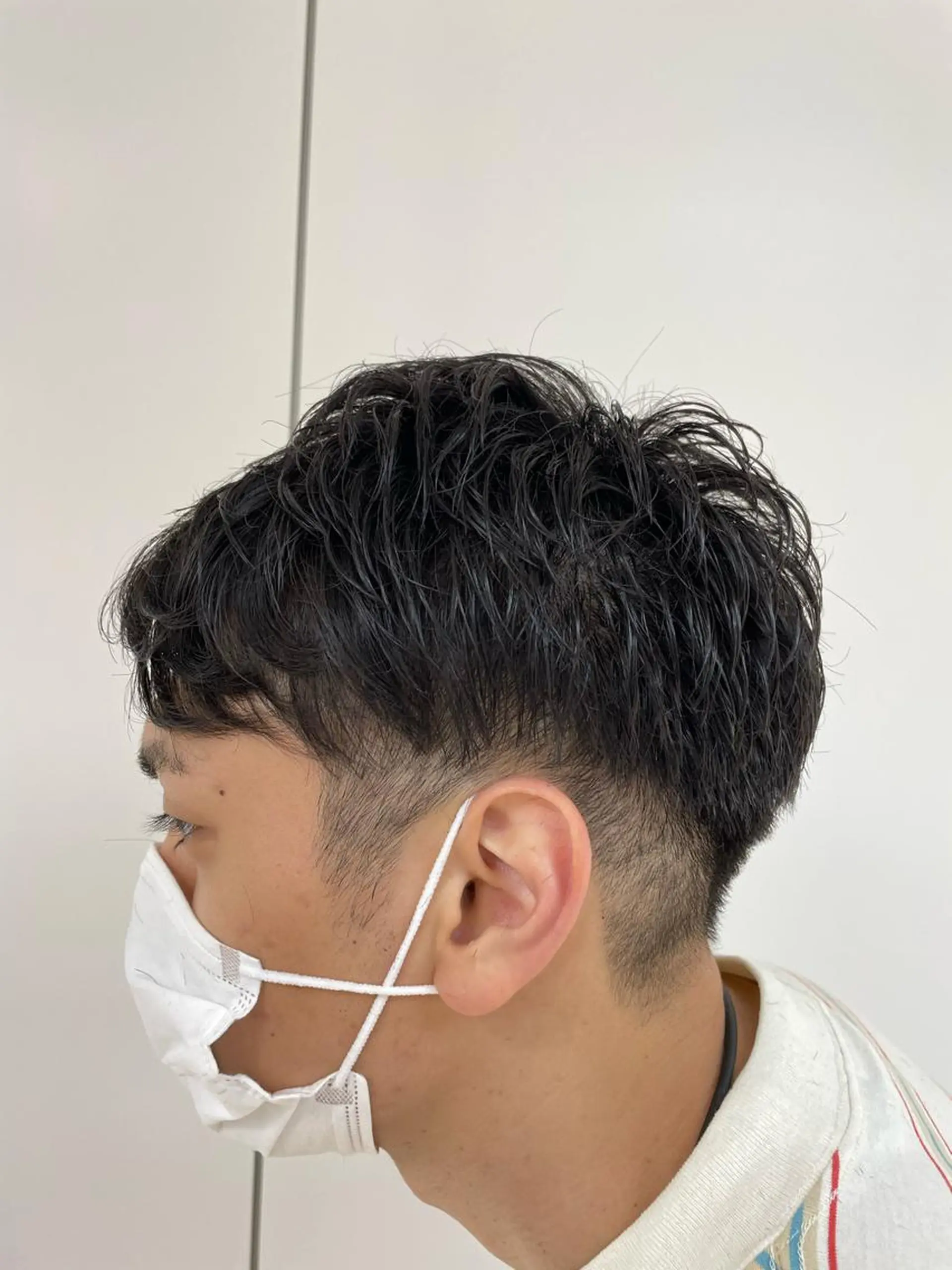 パーマ メンズ 🐬脱白髪染めカラー 清水大世🐬のヘアスタイル