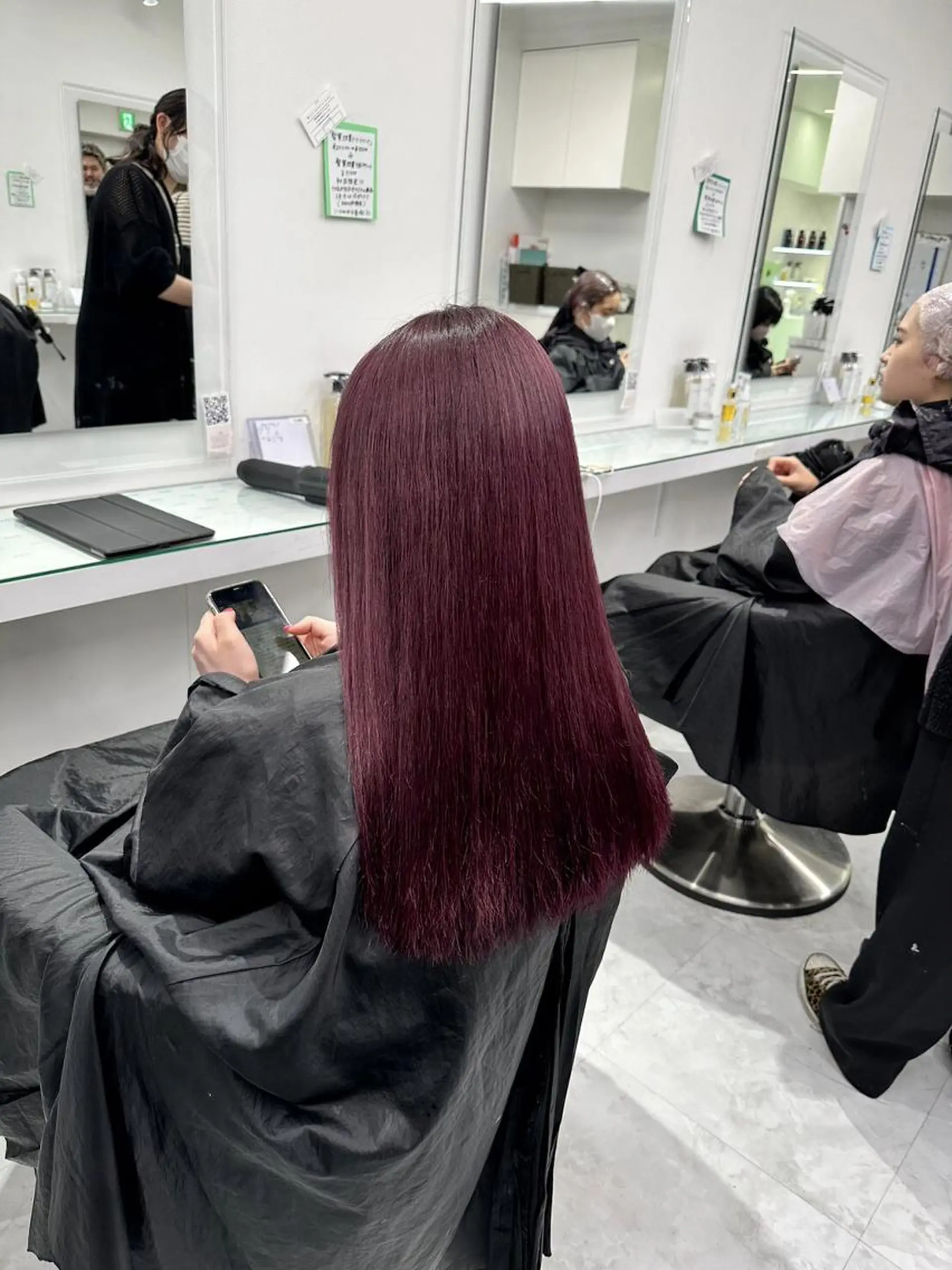 ロング カラー ガーリー♡女の子っぽ ヘア♡ピンクカラー♡のヘアスタイル