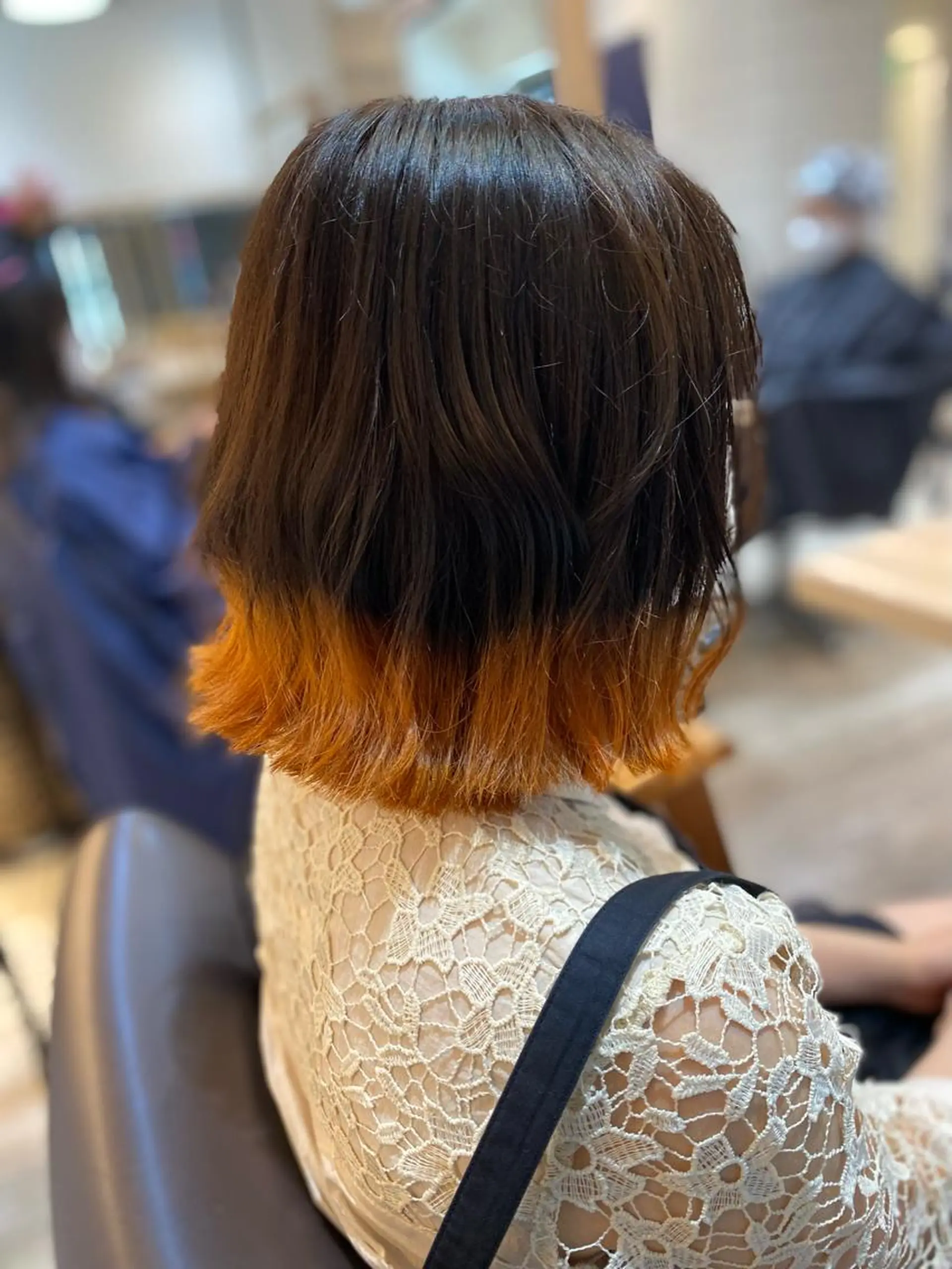ミディアム カラー ヘアカラー ヨシダ フミノリのヘアスタイル