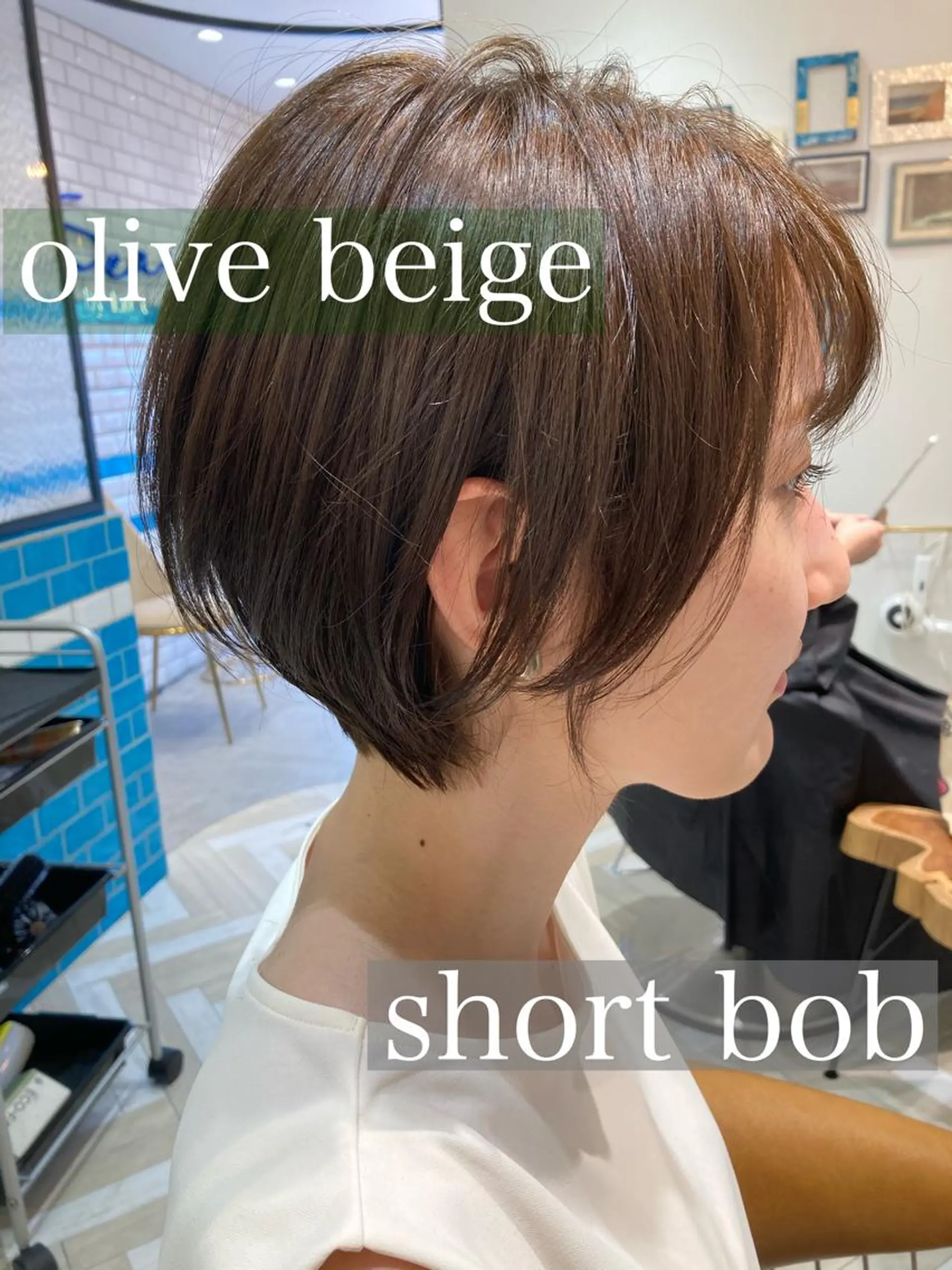 ショート カラー ショートボブ ボブ ショートヘア Loom .by Sea  ルームバイシー所属・レイヤー/前髪/ 韓国/CHIHIROのヘアスタイル