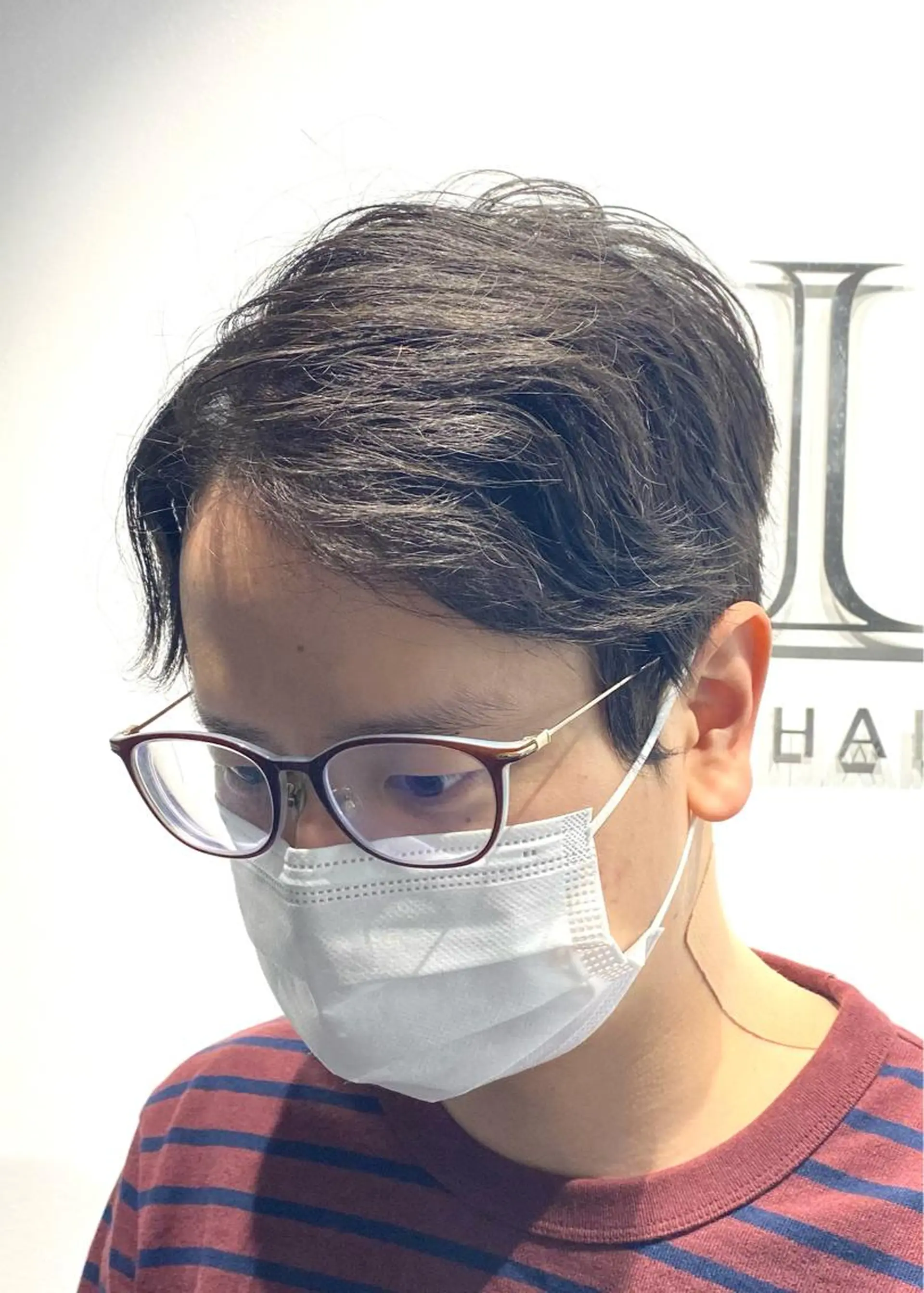 ショート ヘアアレンジ メンズ フェードカット マンバンヘア モヒカン マッシュ メンズショート カット HANA ハナのヘアスタイル