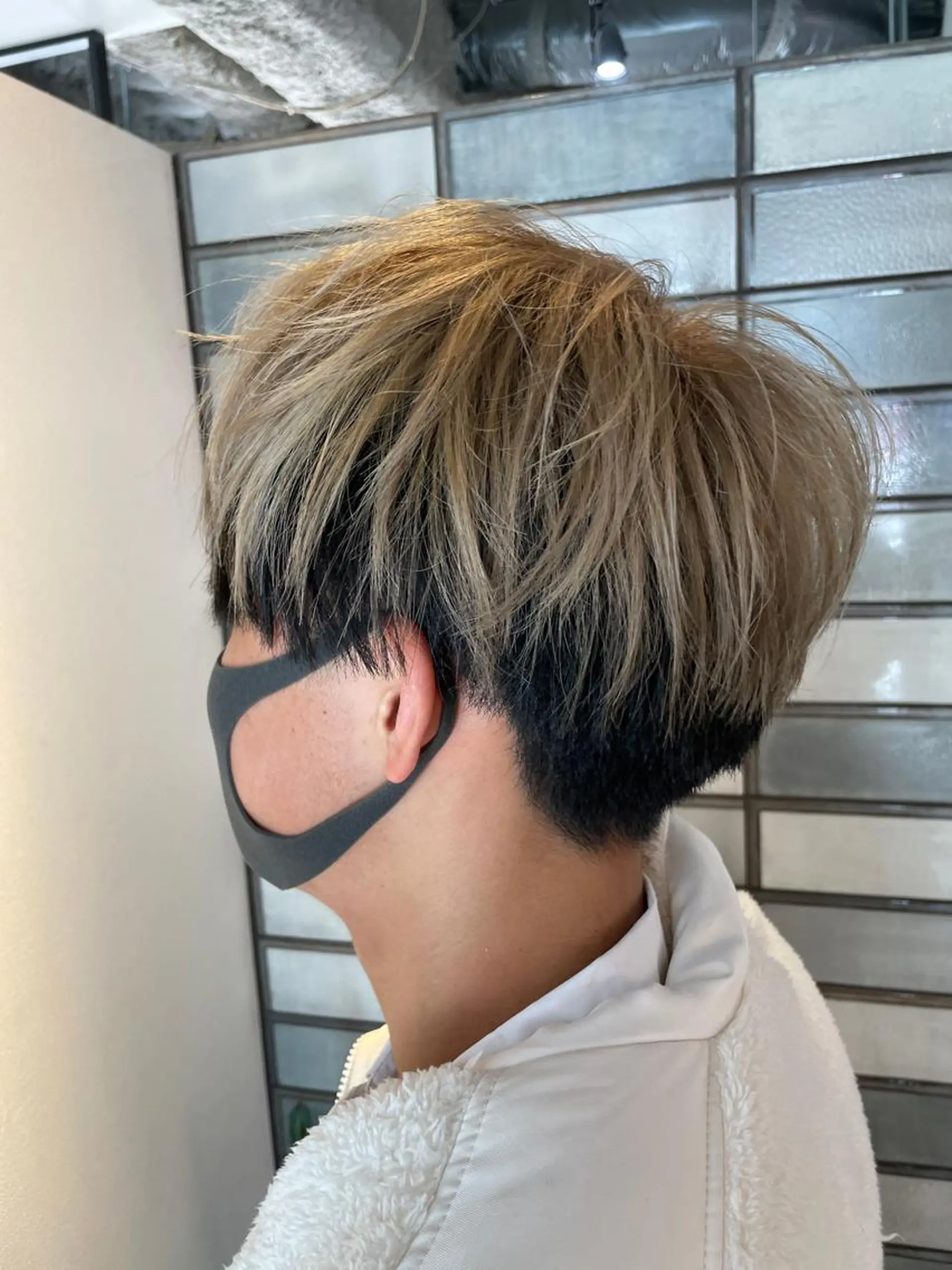 カラー メンズ カット ヘアカラー 福永速人 /メンズパーマのヘアスタイル