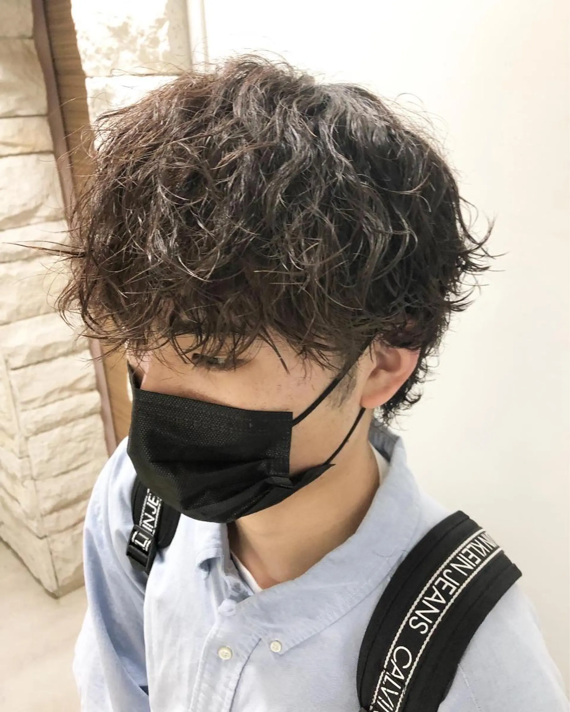 パーマ ヘアアレンジ メンズ 波巻きパーマ カット パーマ トリートメント ヘアセット メンズ特化✂️栗原 侑也のヘアスタイル