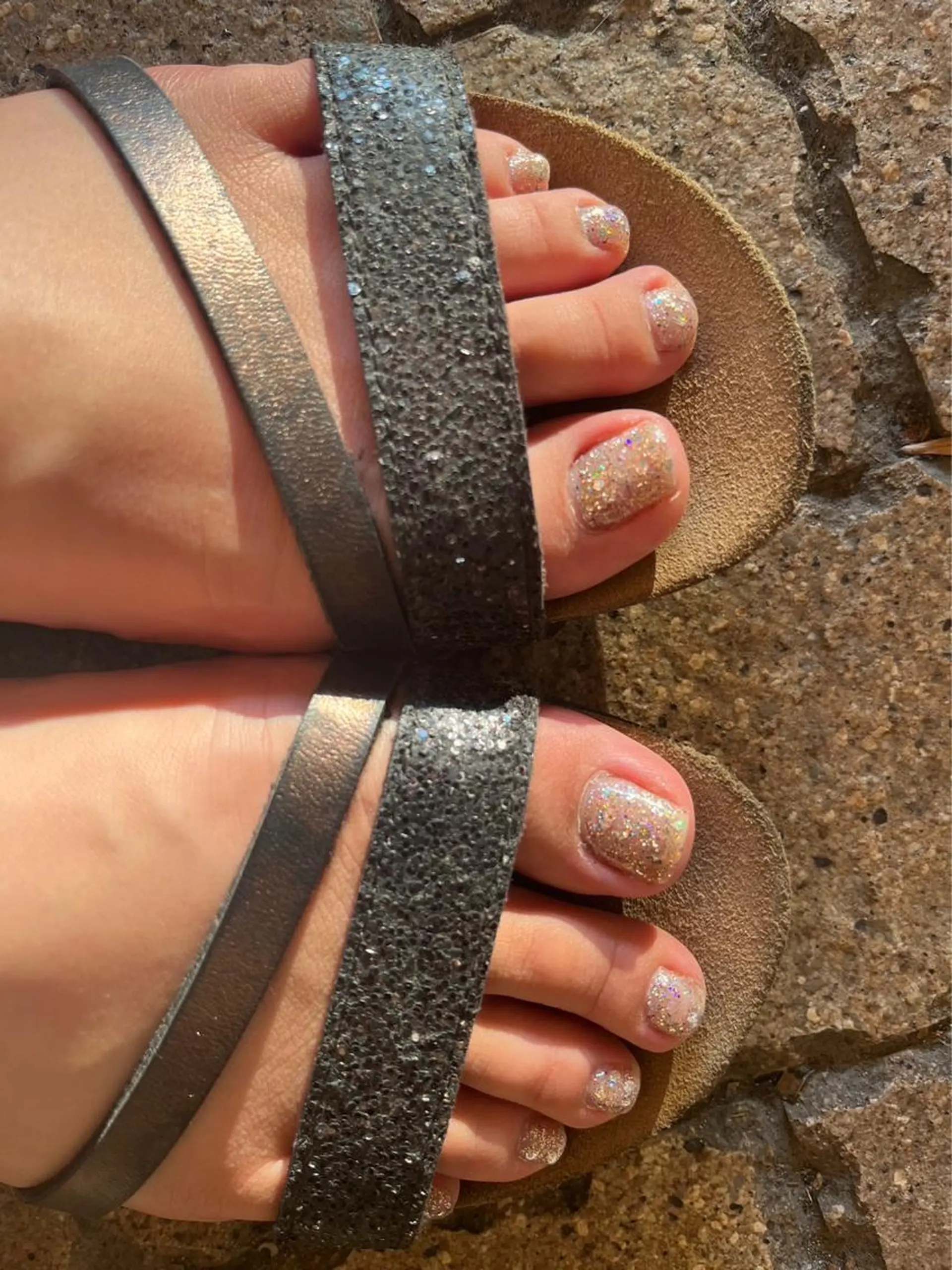 ネイル フットネイル キラキラネイル フットネイル 【池袋】nuts nail　なつみのネイルデザイン