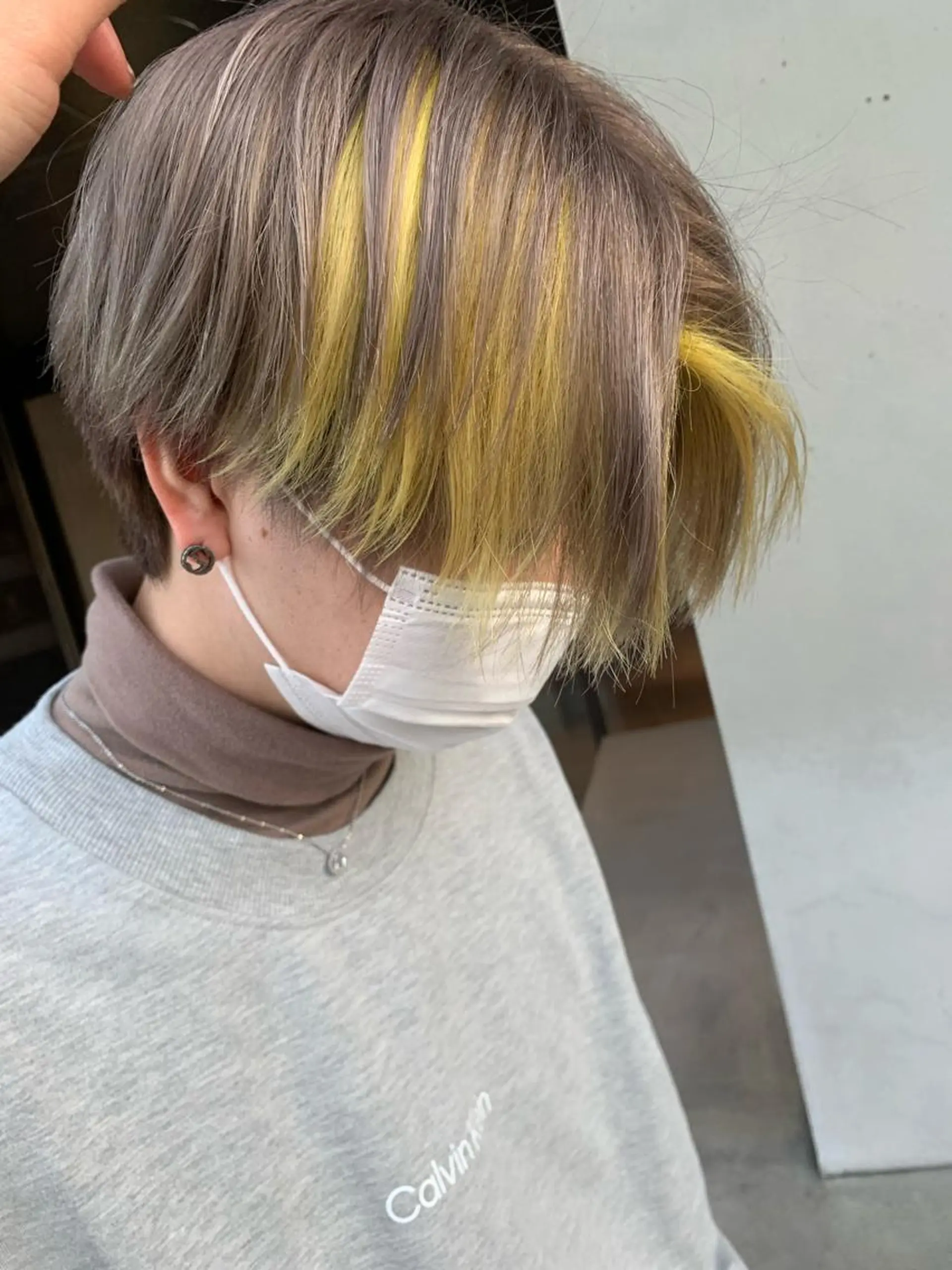 カラー イエローカラー カット ヘアカラー ピンクカラー/ mana🎀のヘアスタイル