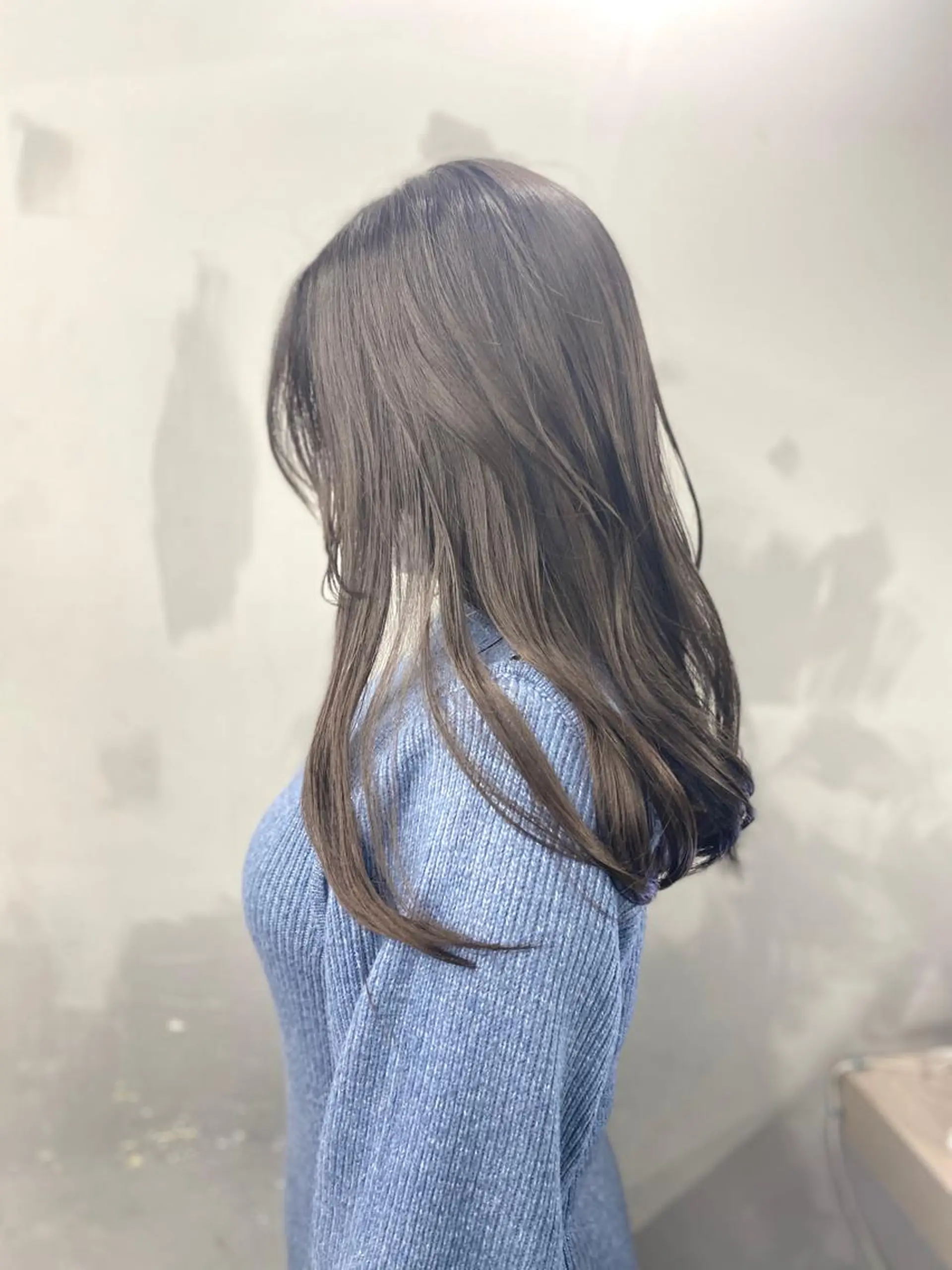 ロング カラー グレージュ カット ヘアカラー トリートメント opus 店長大和 レイヤー/赤み消しのヘアスタイル