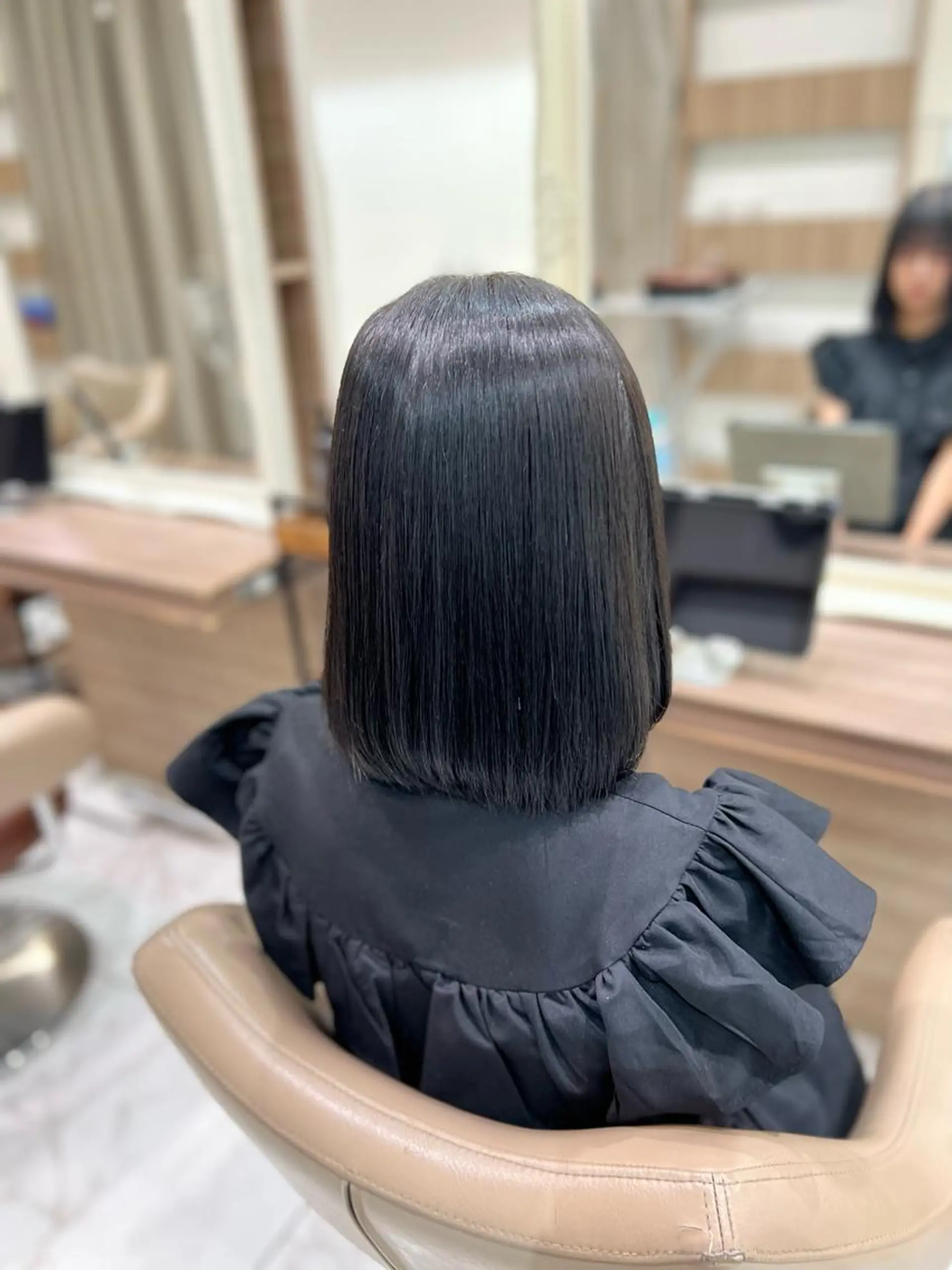 ショート 縮毛矯正 レイヤー×韓国 🇰🇷鈴木啓太のヘアスタイル