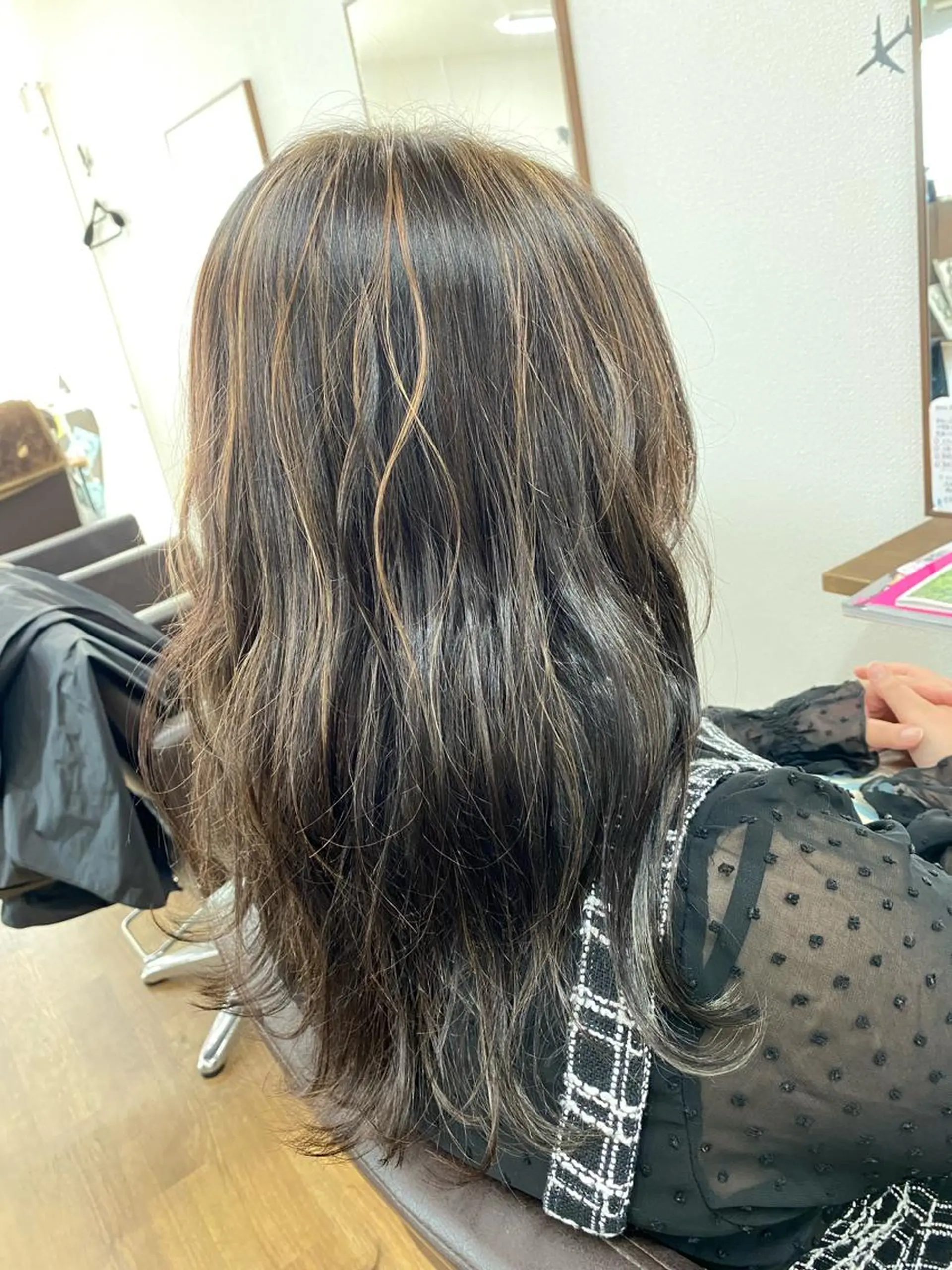 ロング カラー 森田 滉平のヘアスタイル